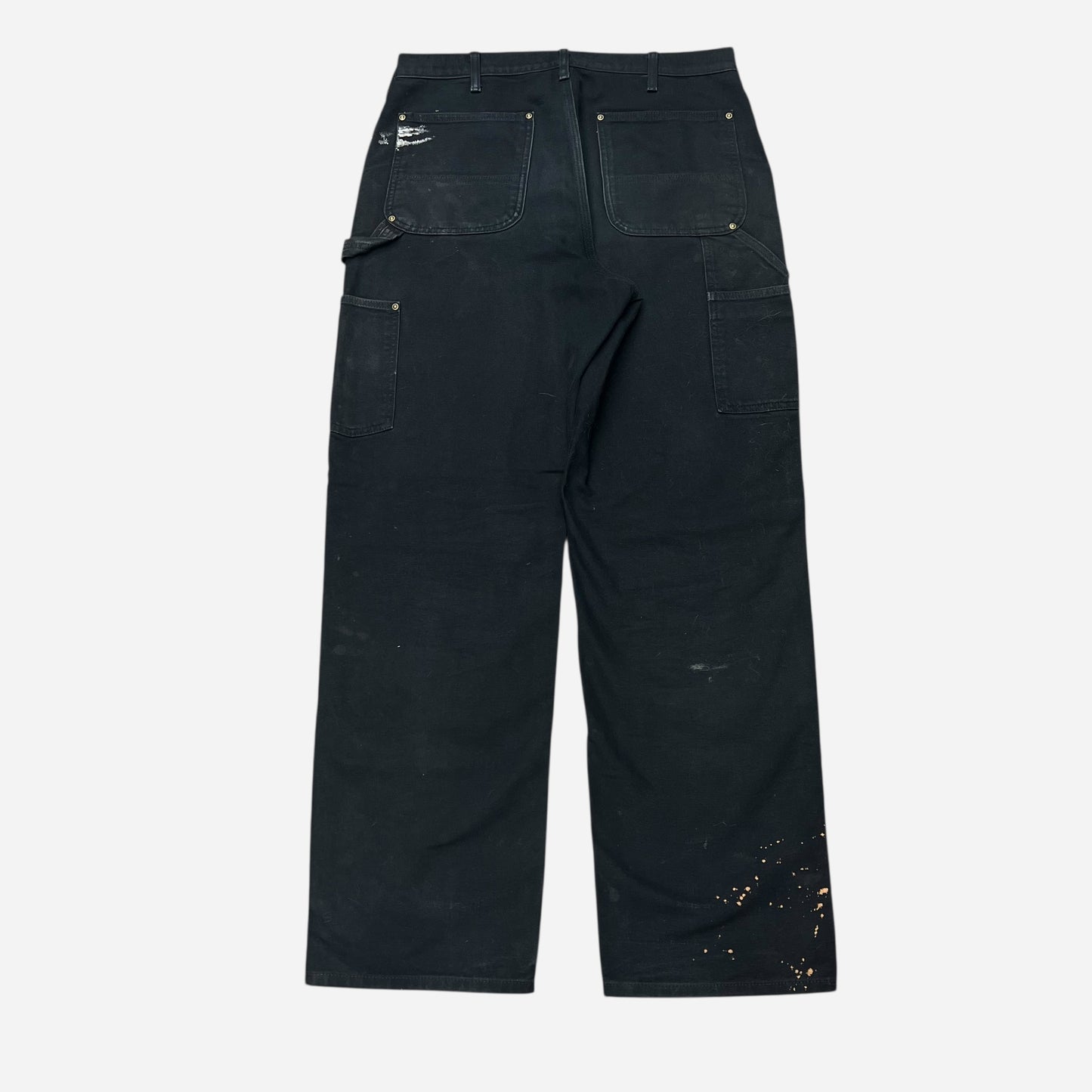 1990s Black Carhartt double knee pants (33w)