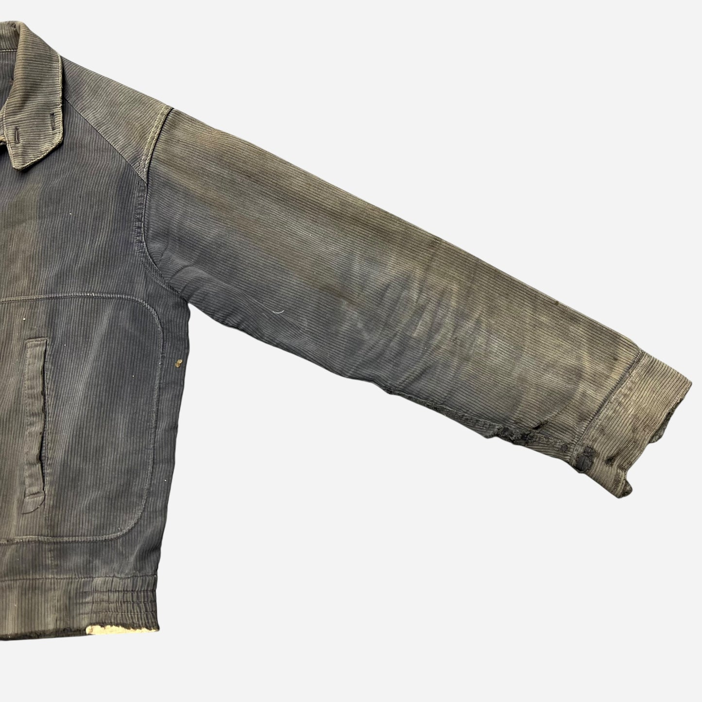 1950s Gray pique cotton jacket (M)