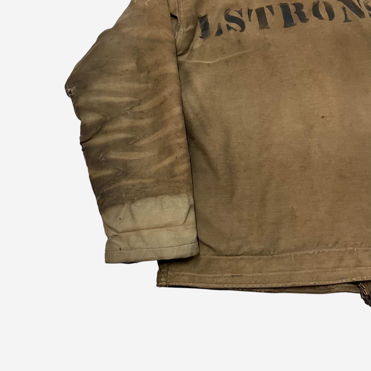 1940s WWII USN stenciled deck jacket (M/L)