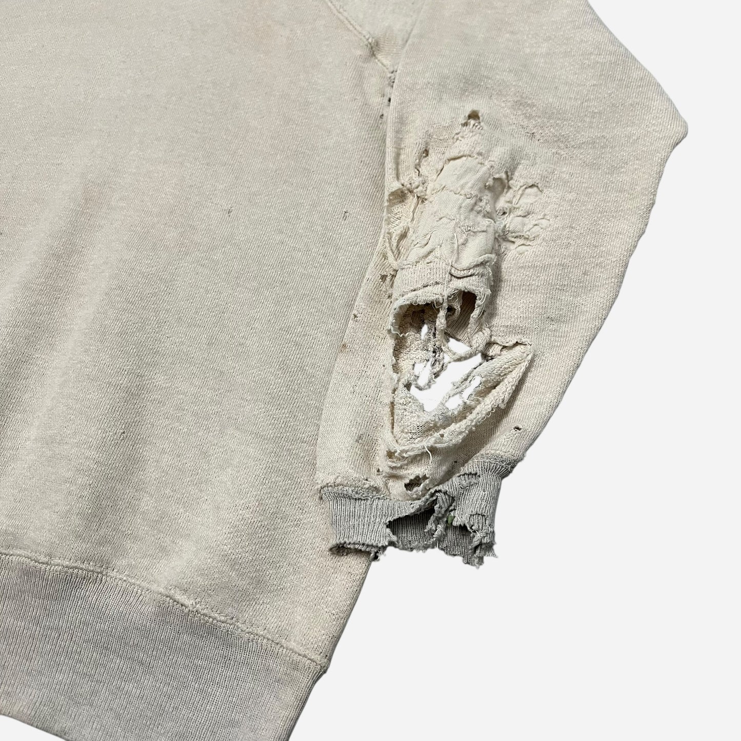 1930s Two toned heavily repaired sweat shirt (L)