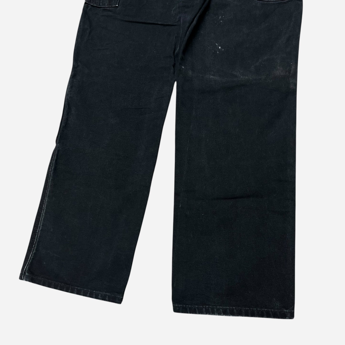 1990s Black Carhartt double knee pants (32w)