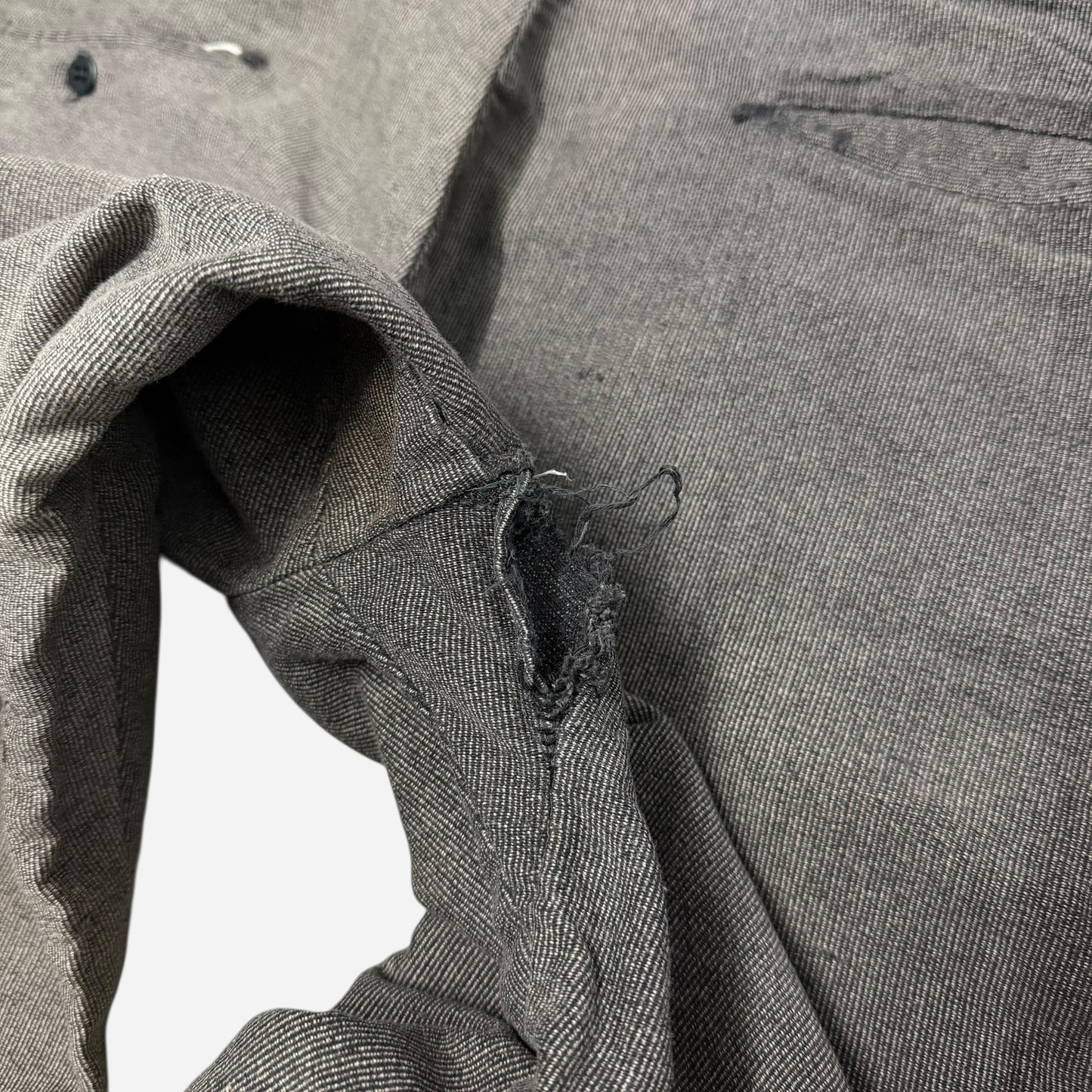 1940s Stifel Ironclad moleskin salt & pepper work pants (35w)