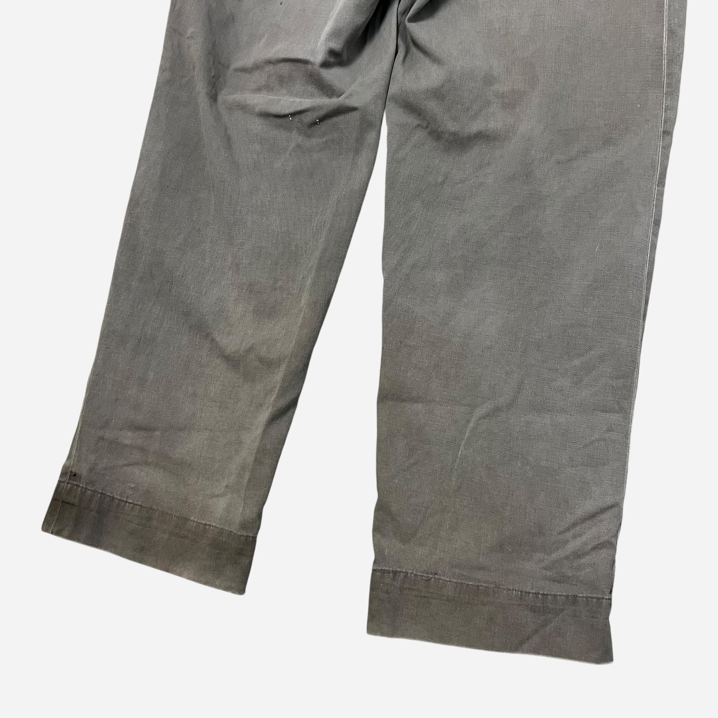1960s Big Mac repaired gray chinos (33w)