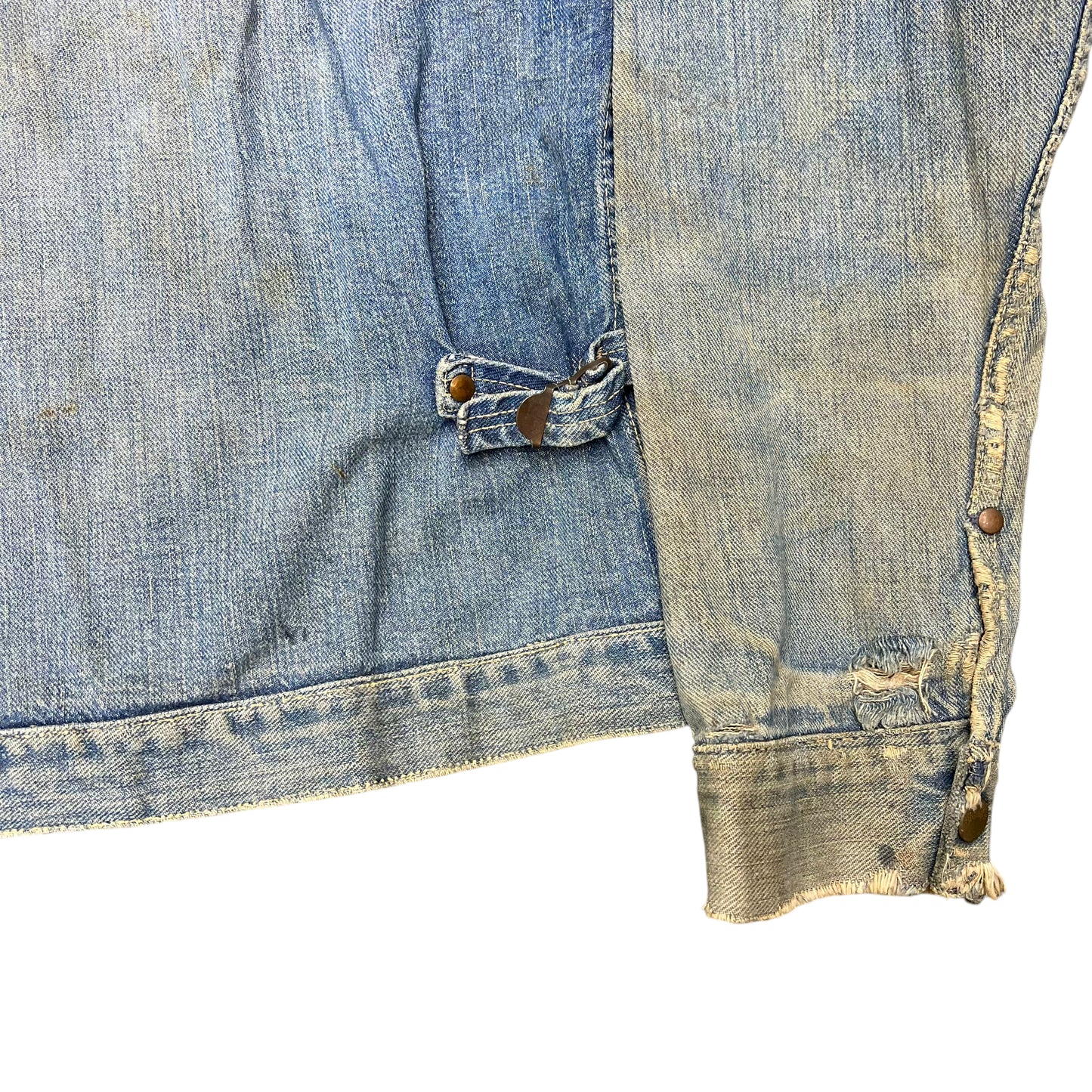 1950s Wrangler 111MJ type two selvedge denim jacket (M)