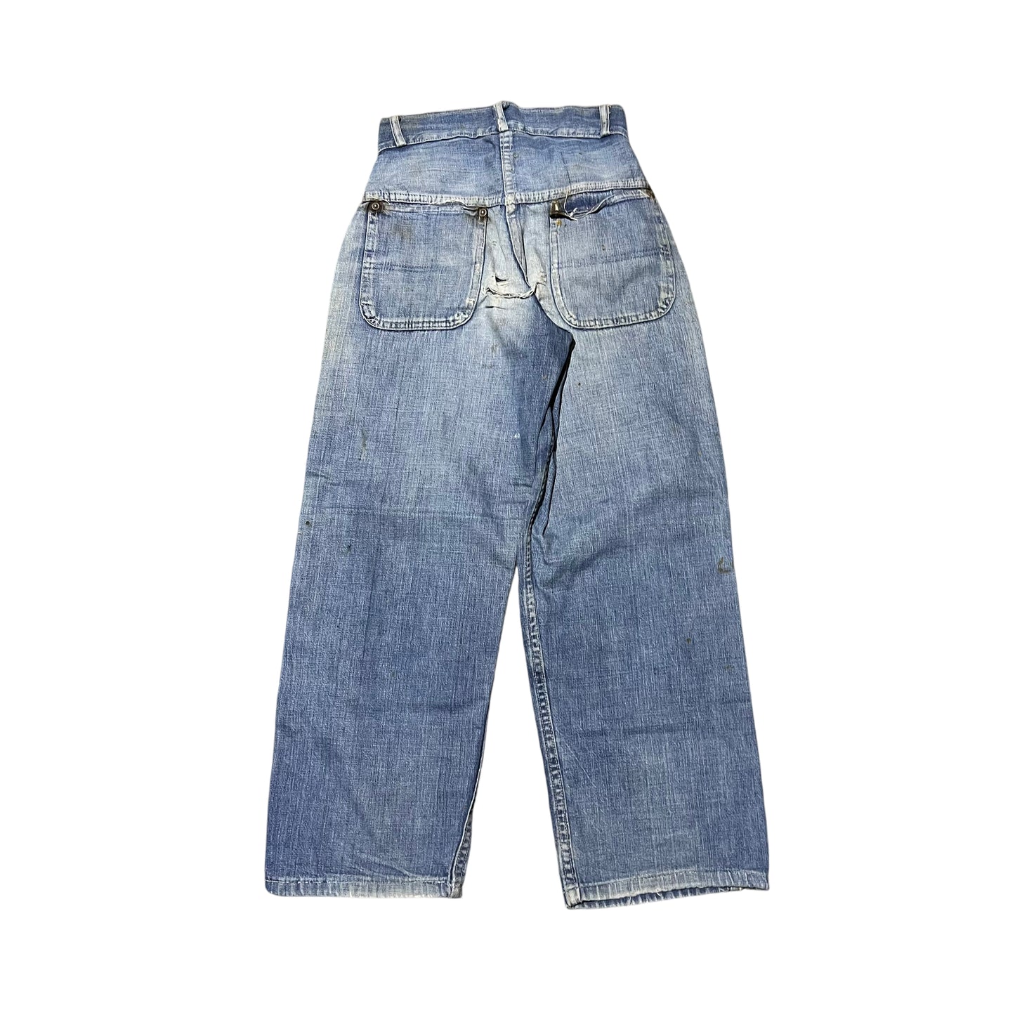 1940s Pointer crotch rivet donut button fly jeans (28w)