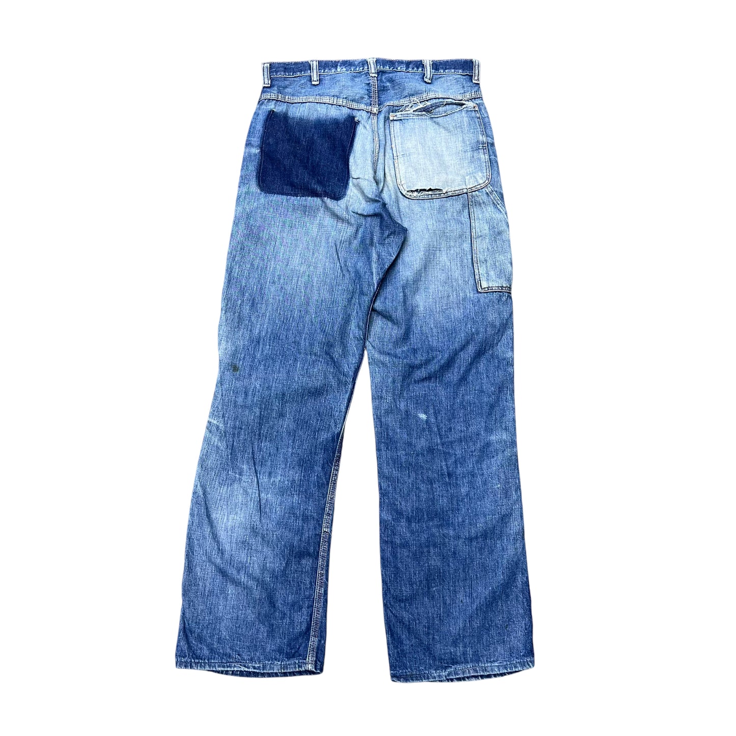 1950s Unbranded sanforized denim jeans (30w)