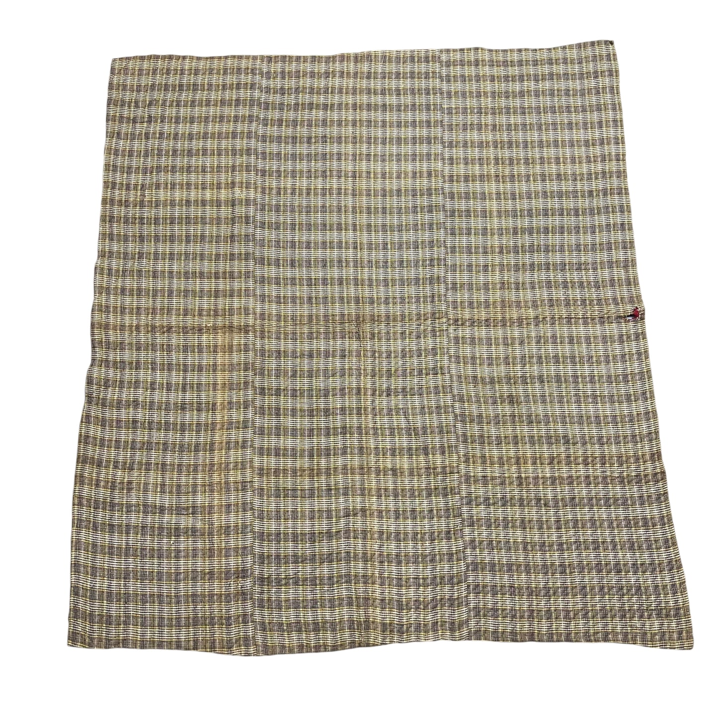 1910s-1930s Square patch quilt (73”x66”)