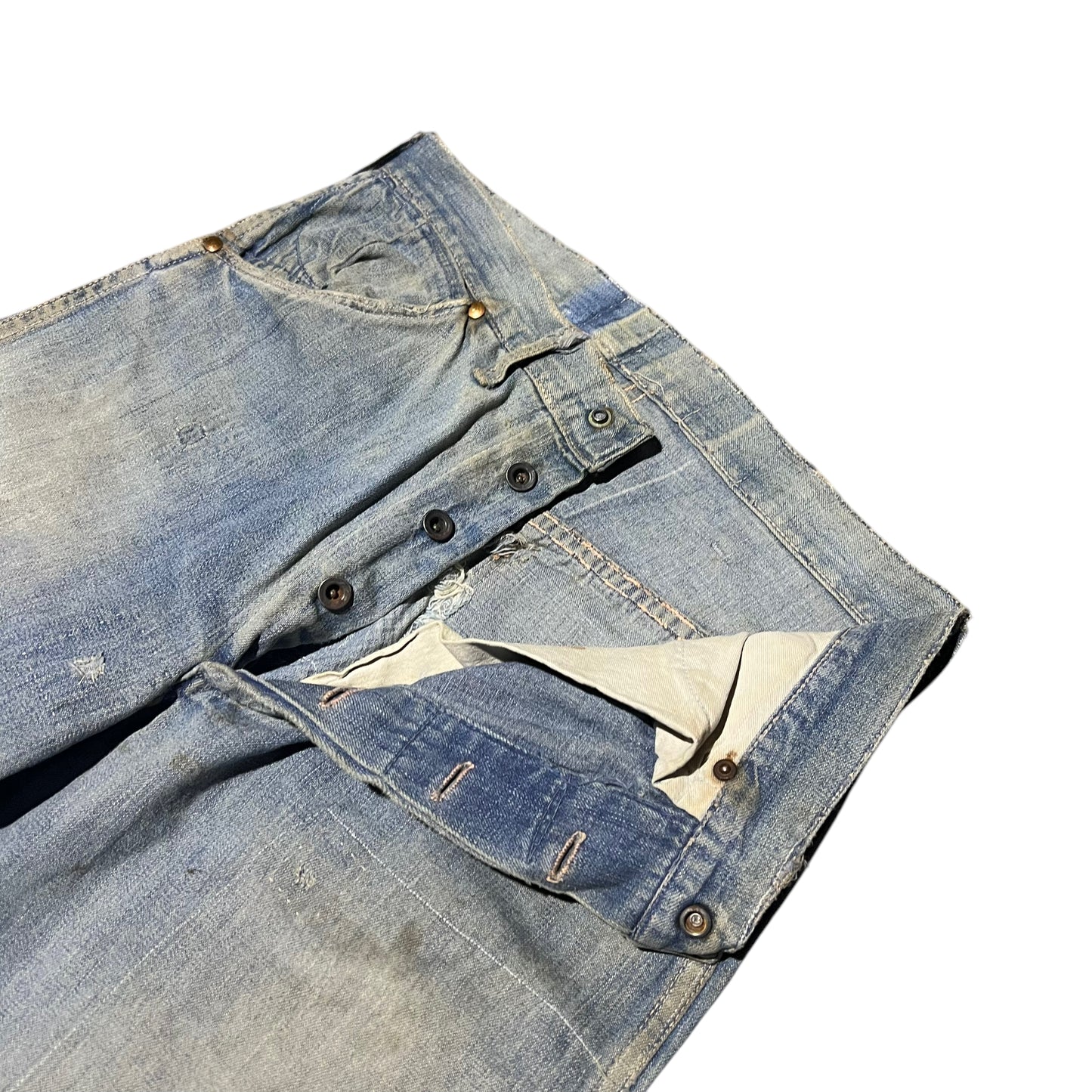 1940s Donut button fly denim jeans (30w)