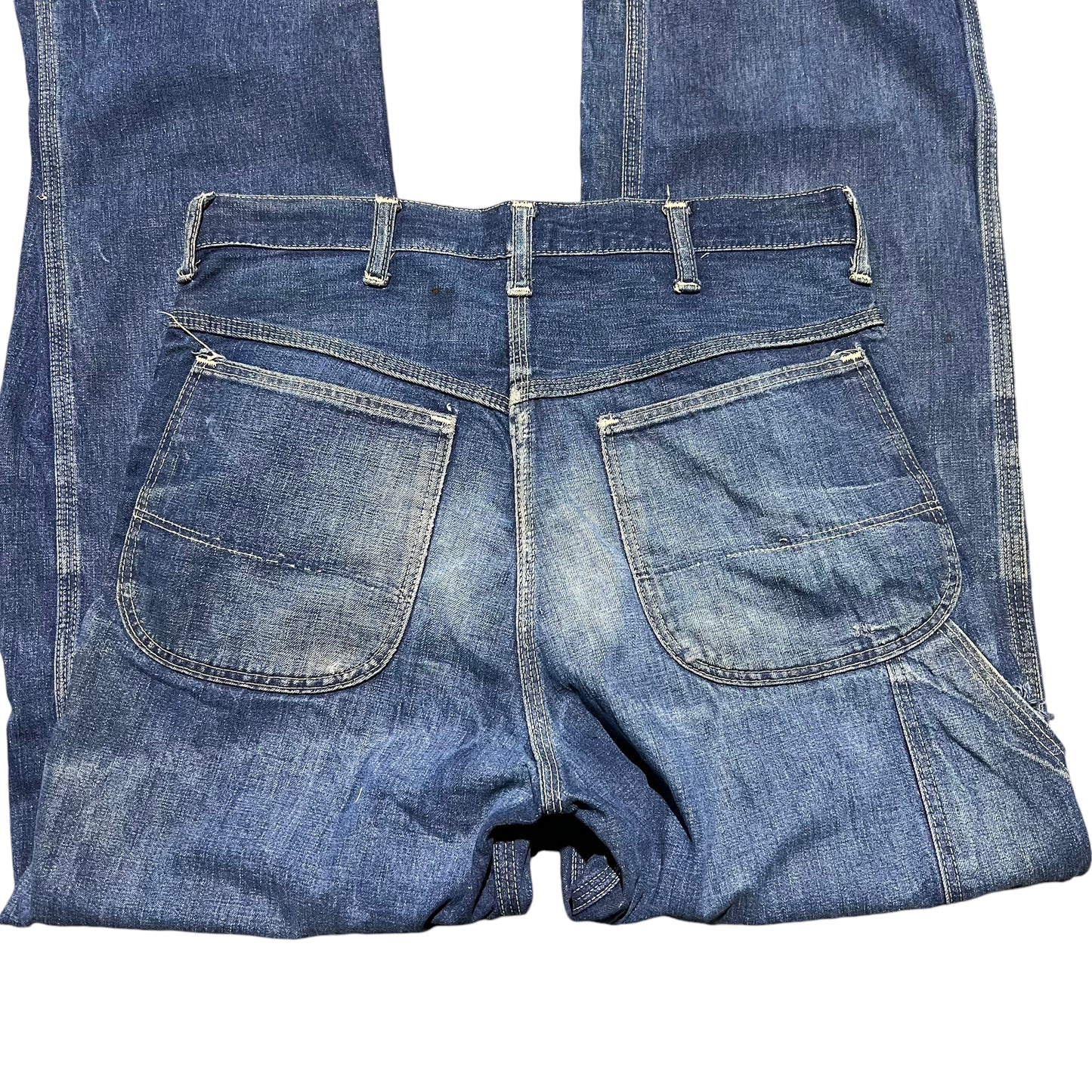 1950s Unbranded carpenter denim jeans (30w)