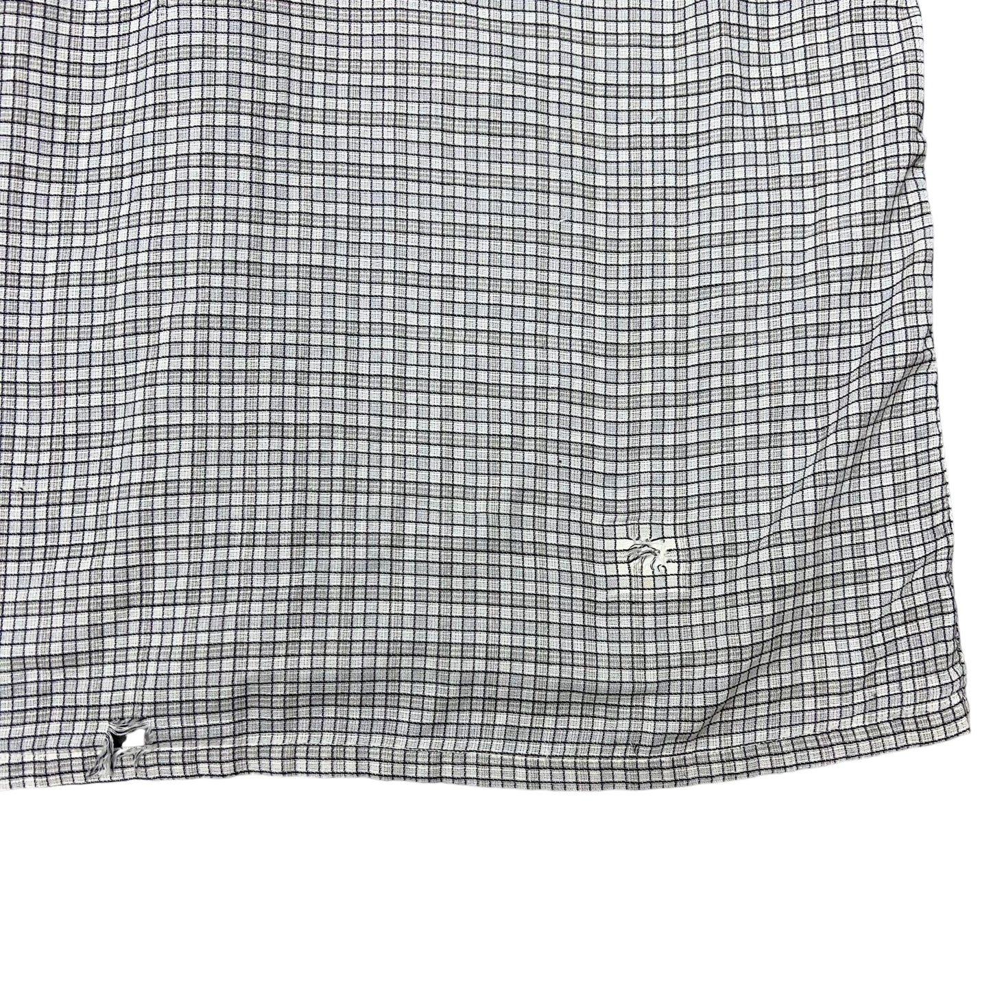 1960s Archdale grid pattern cotton loop collar shirt (L)