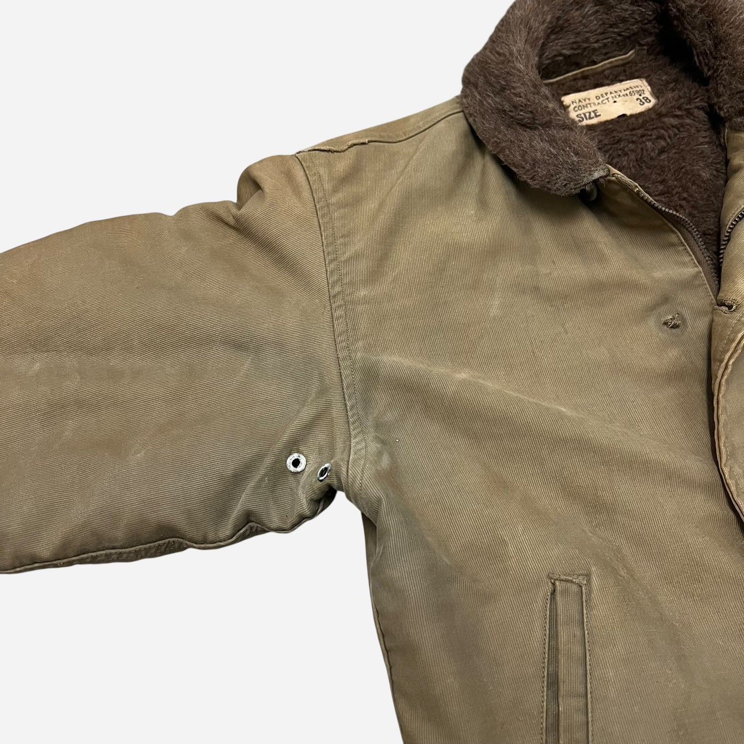 1940s WWII USN deck jacket (S/M)
