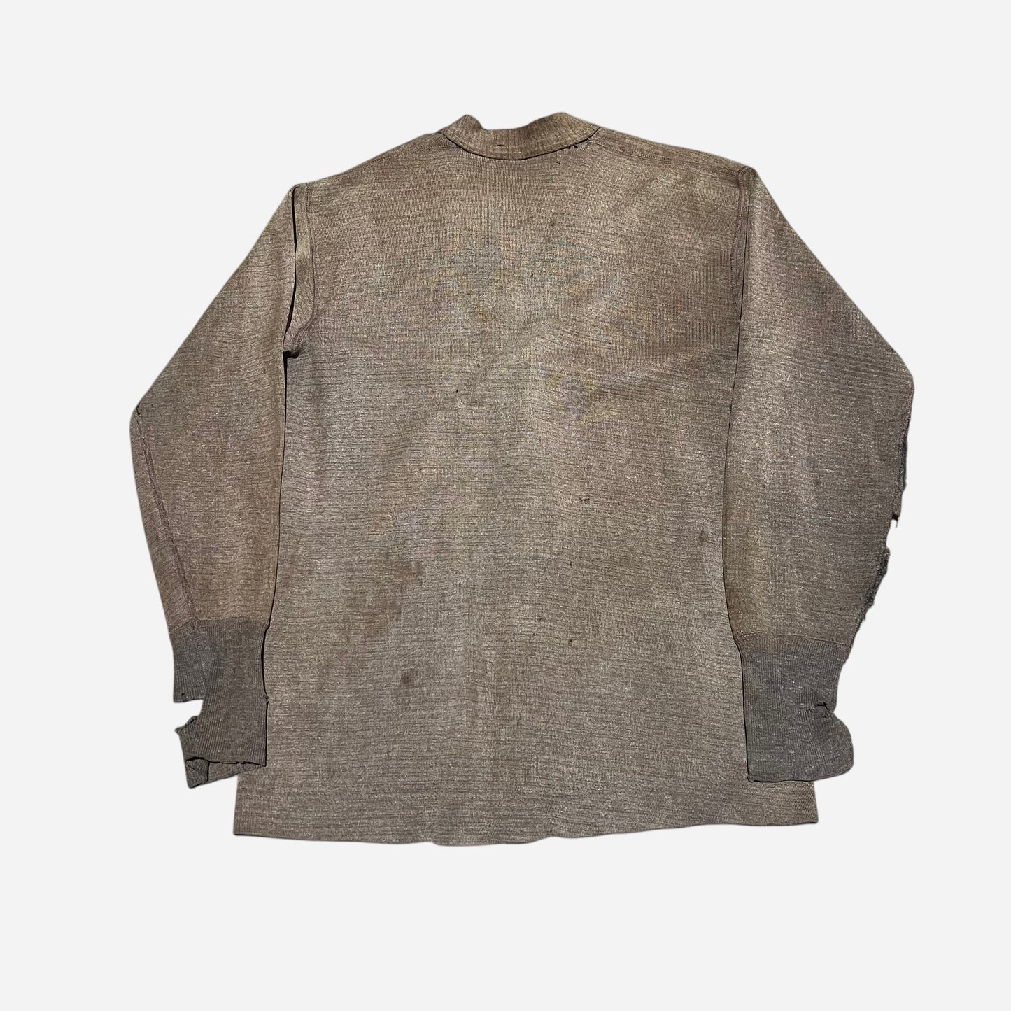 1940s Brown cotton cardigan (M/L)