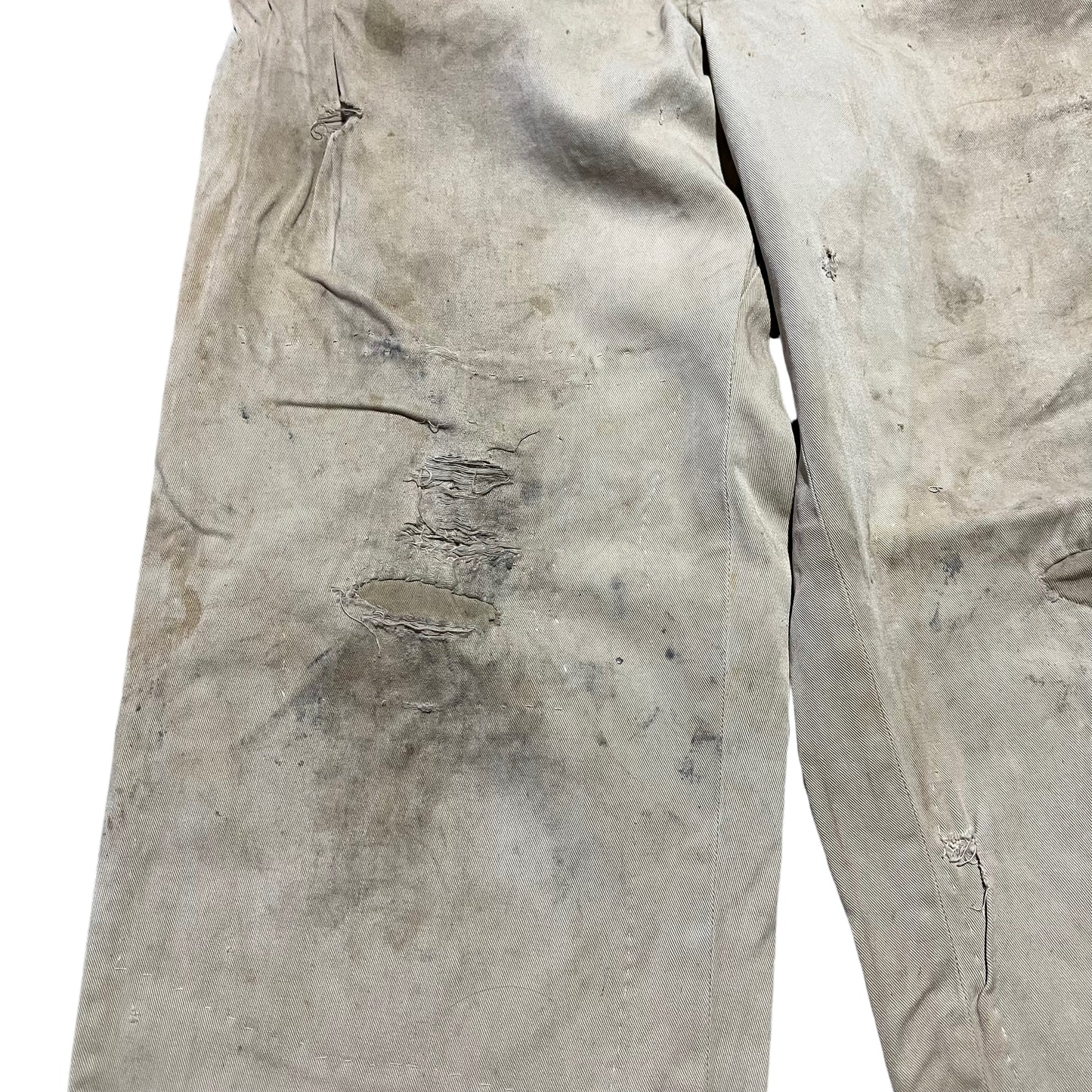 1950s Sail cloth khaki chino work pants (30w)