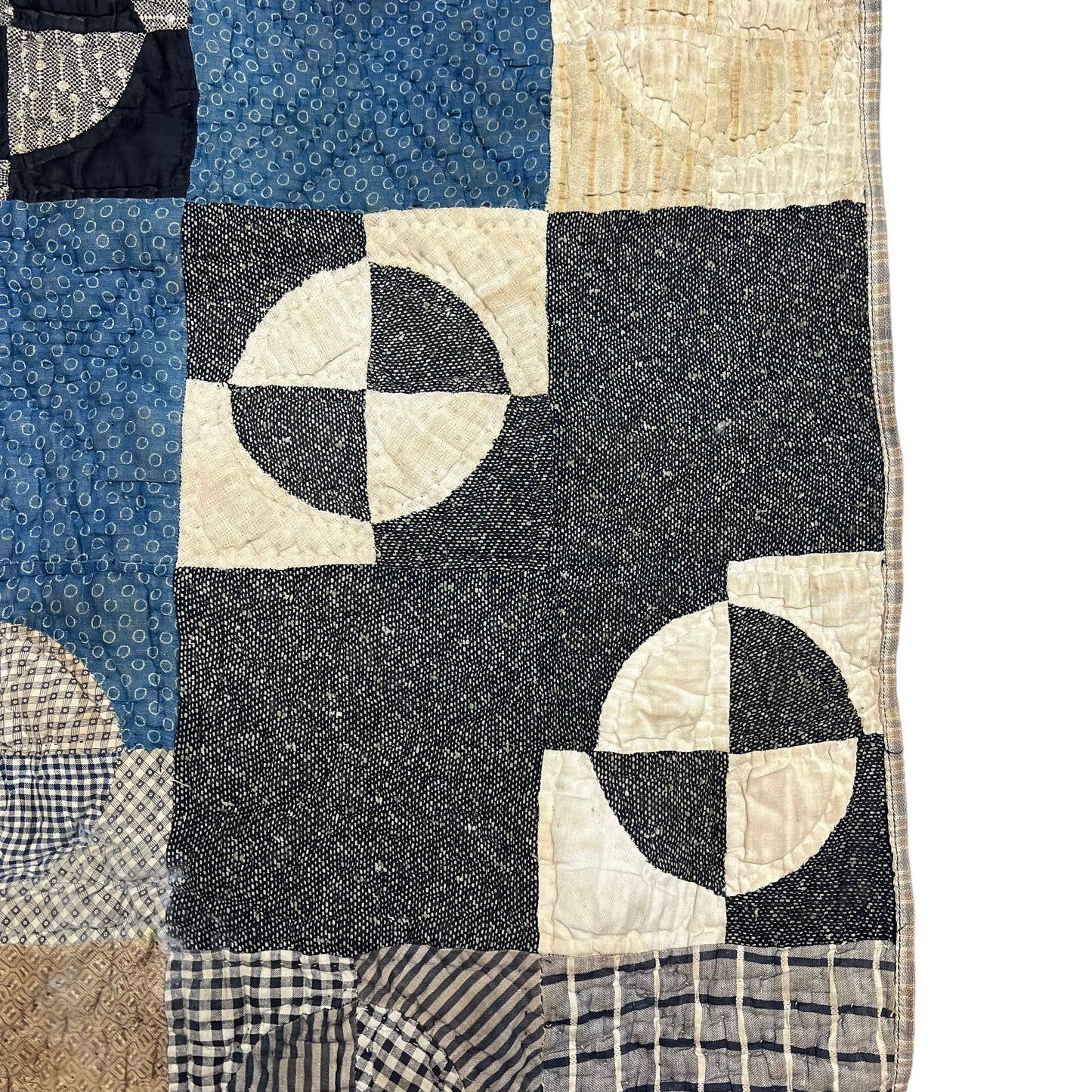 1910s-1920s Calico quilt (73”x63”)