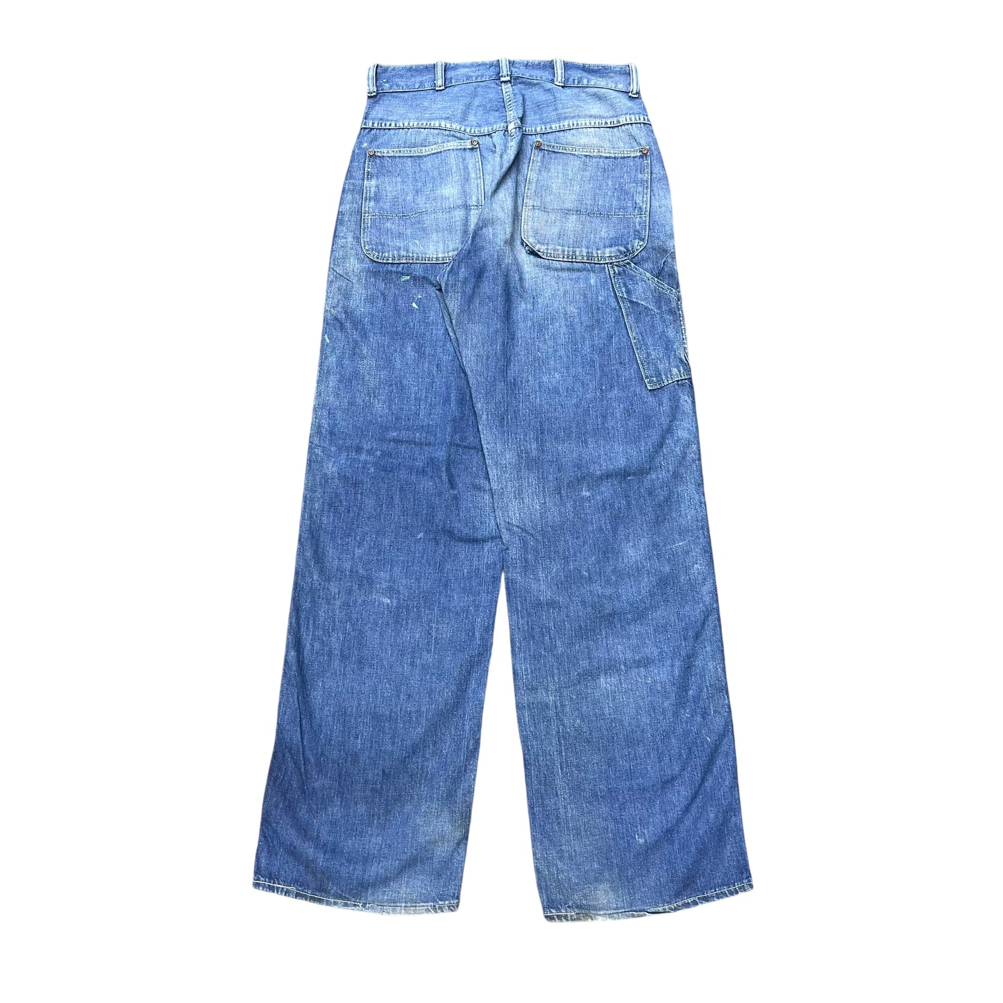 1940s Unbranded donut button fly denim jeans (30w)