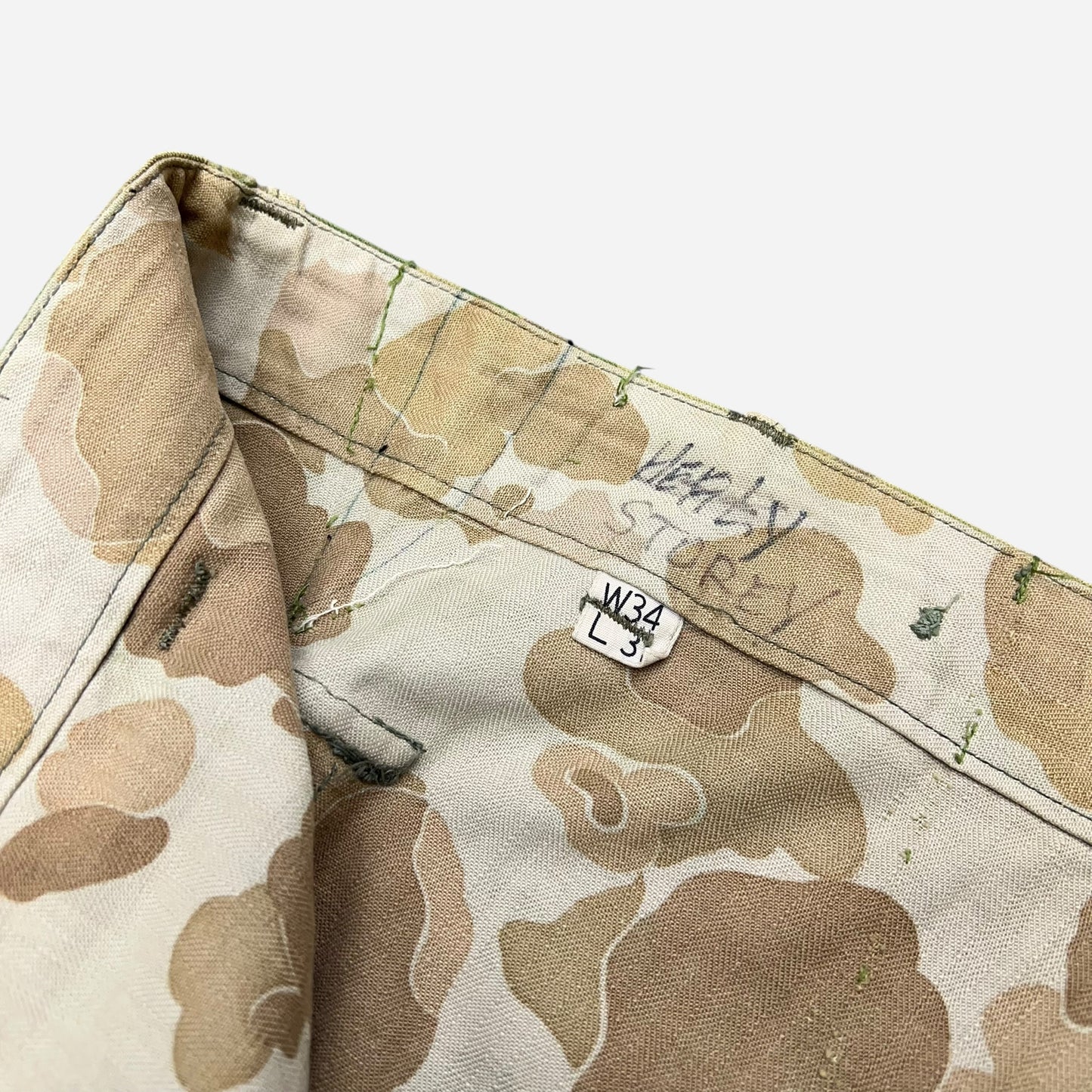 1940s WWII US Army frog skin hbt pants (34w)