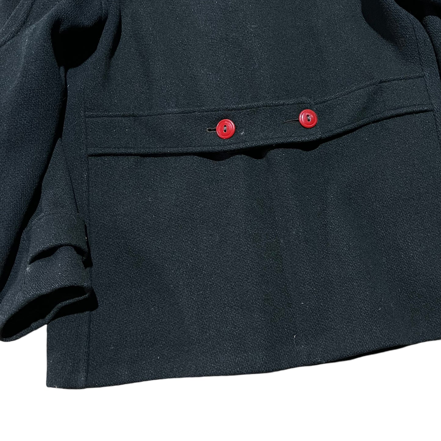 1940s Women’s pine green wool coat (M)