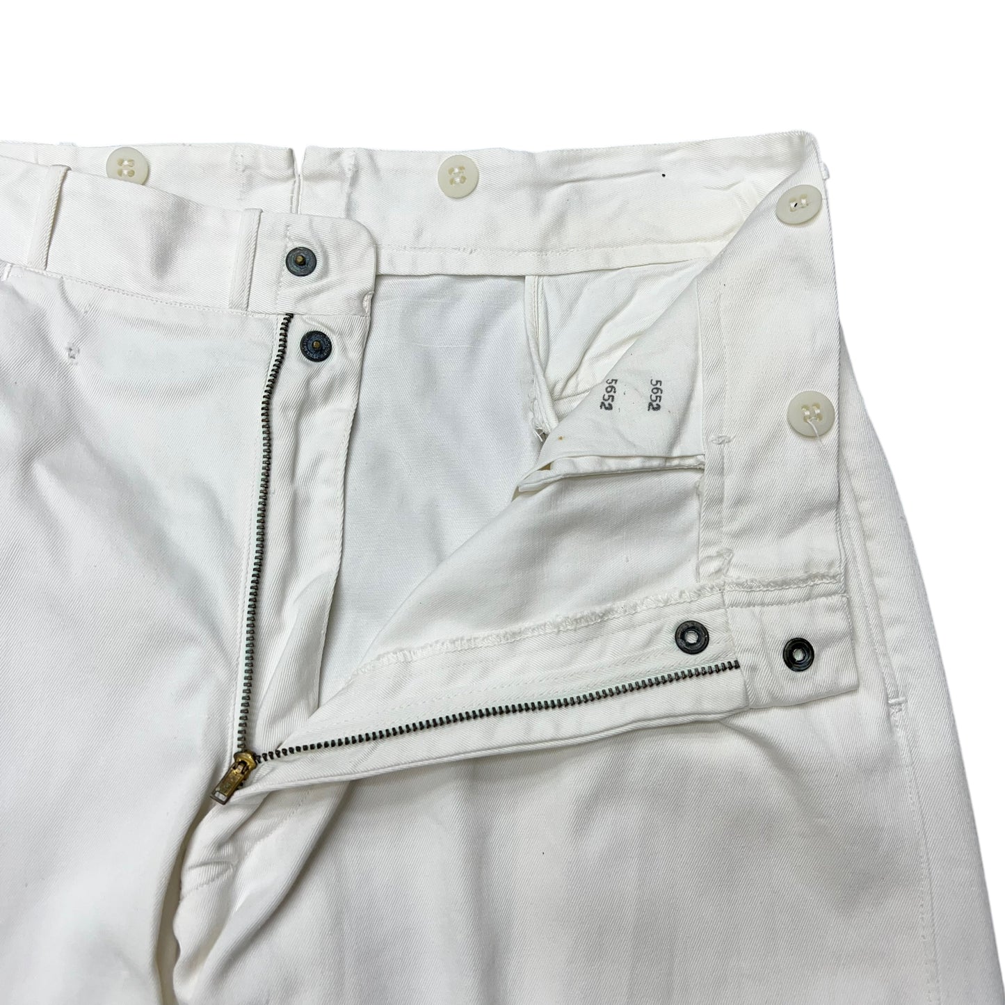 1940s White USN pants (32w)