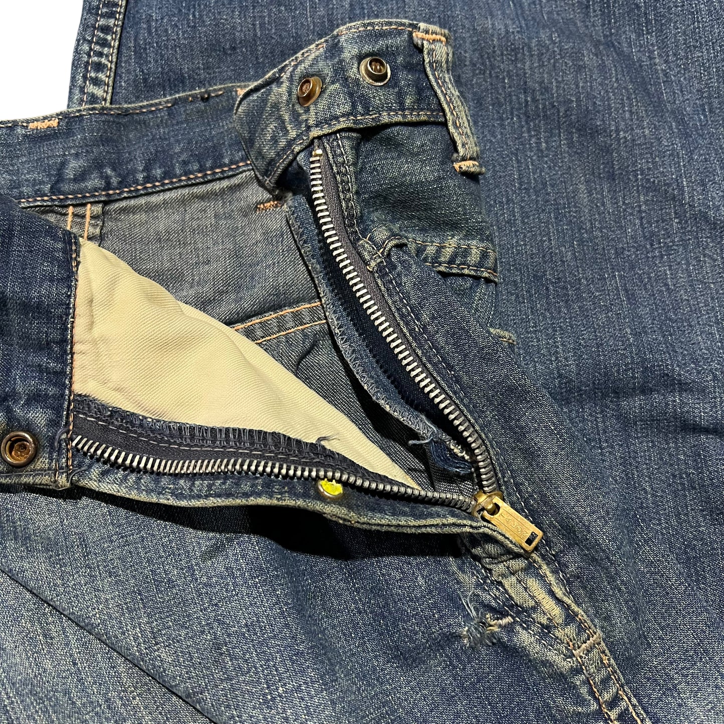 1950s Blue Bell Jeanie’s side zip denim (30w)
