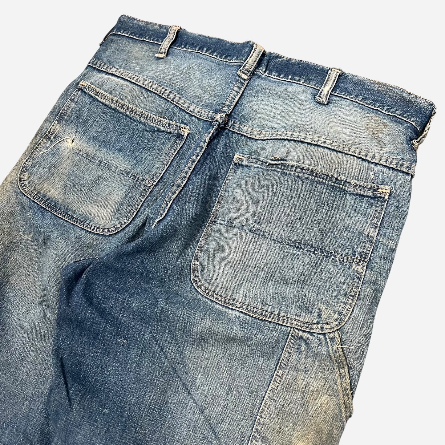 1950s Sanforized distressed jeans (32w)