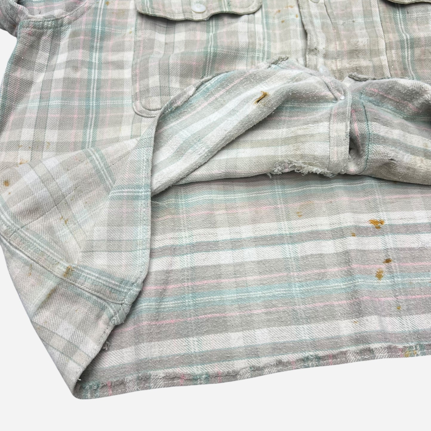 1940s Big Yank plaid cotton flannel (L)
