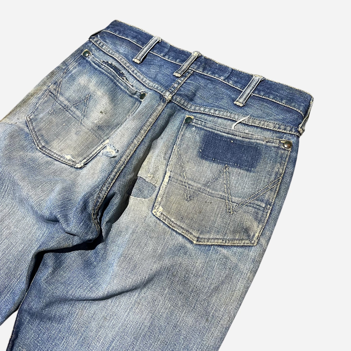 1950s Wrangler Blue Bell repaired denim jeans (29w)