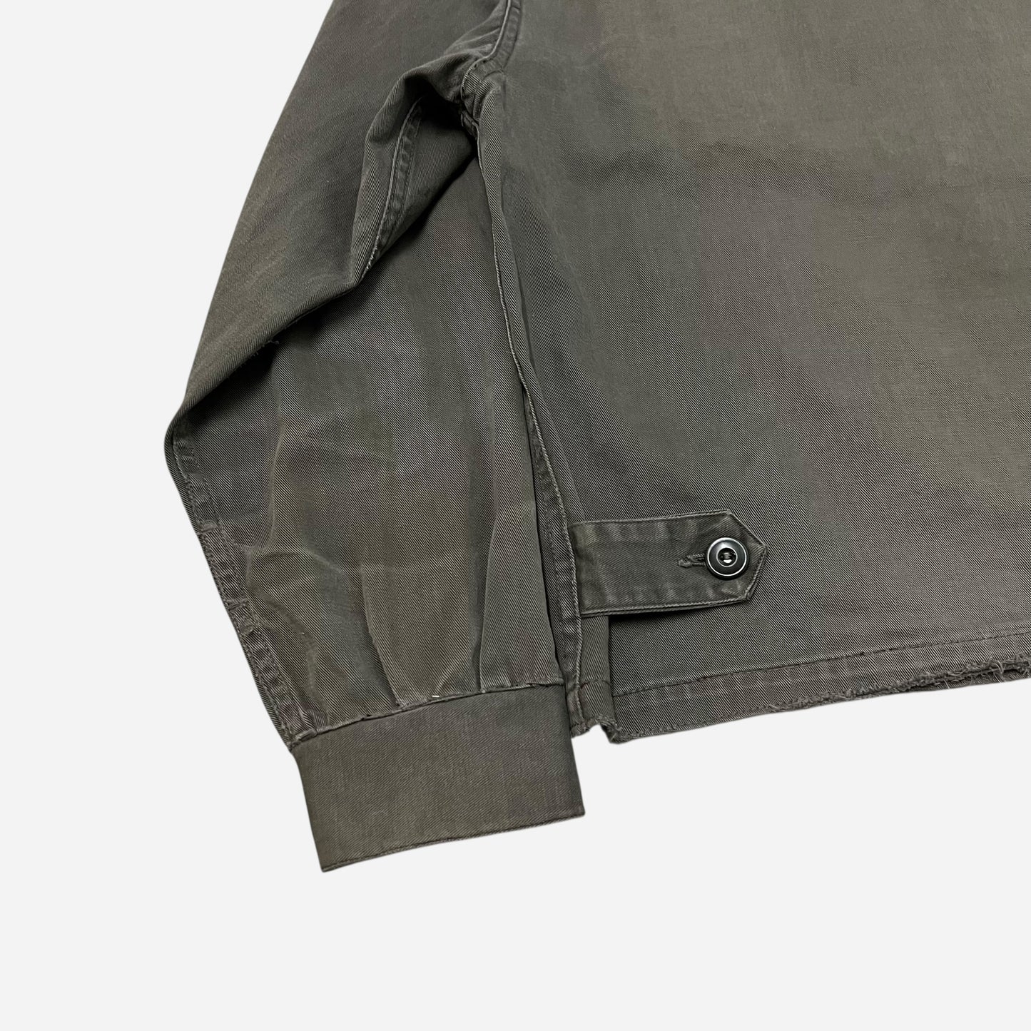 1950s Green cotton cropped work jacket (M)