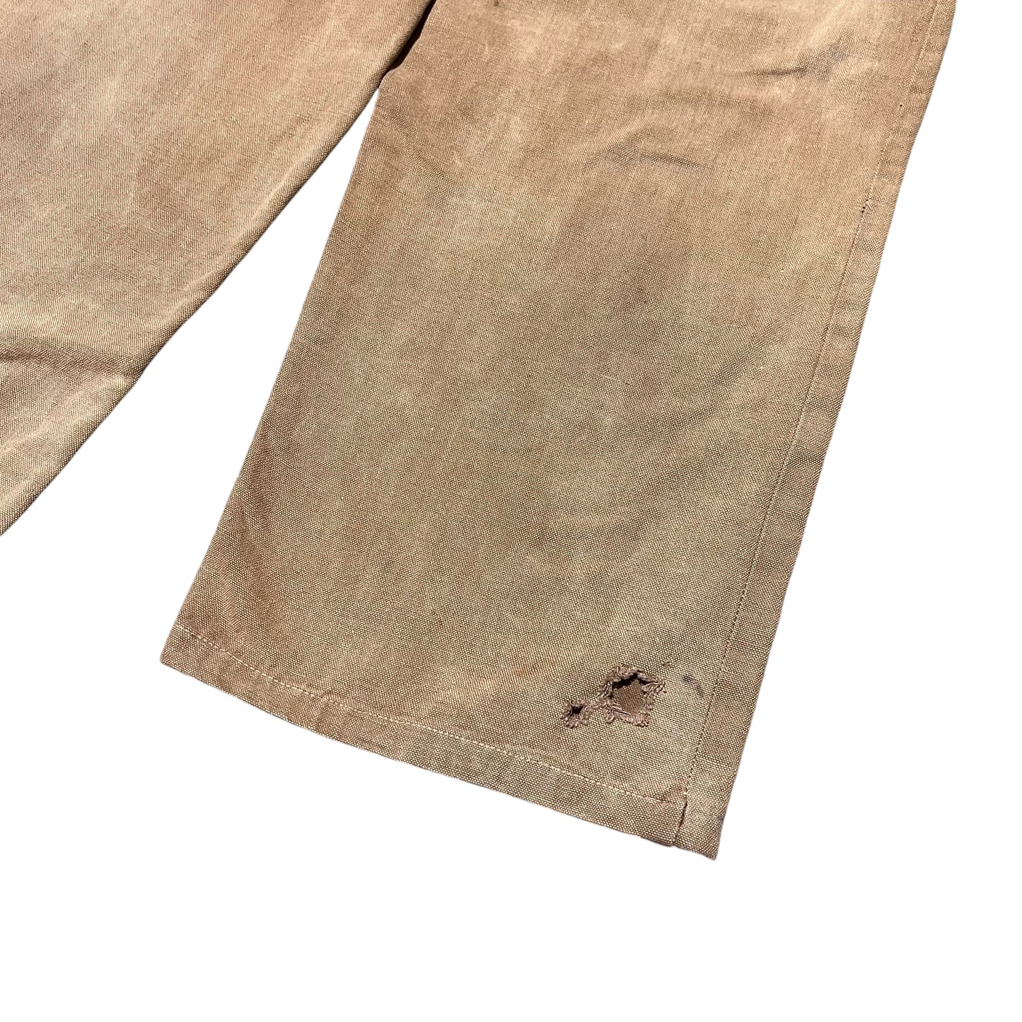 1930s Women’s side button canvas work pants (25w)