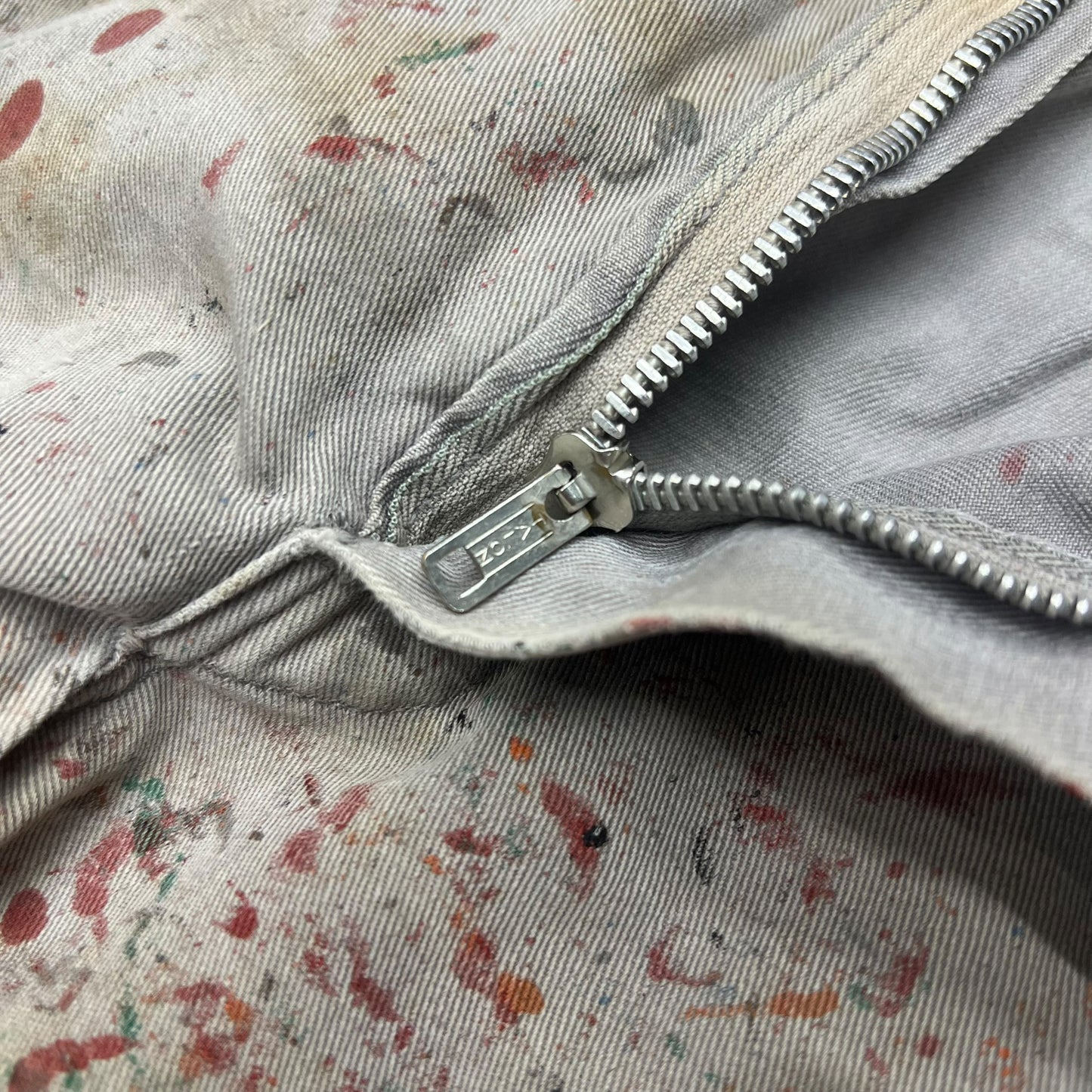 1950s Gray painter chino pants (33w)