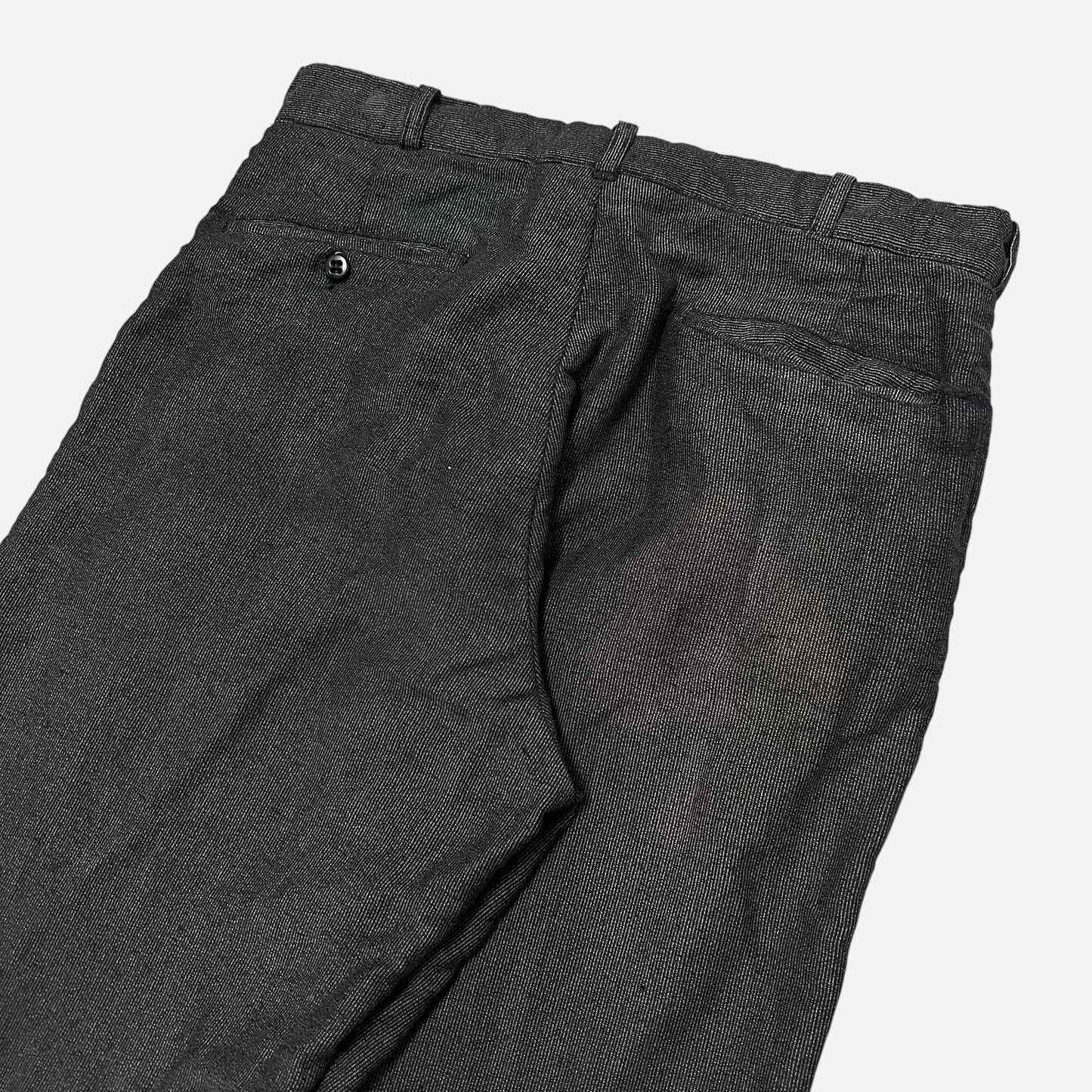 1940s Cone Hobart salt and pepper moleskin work pants (30w)