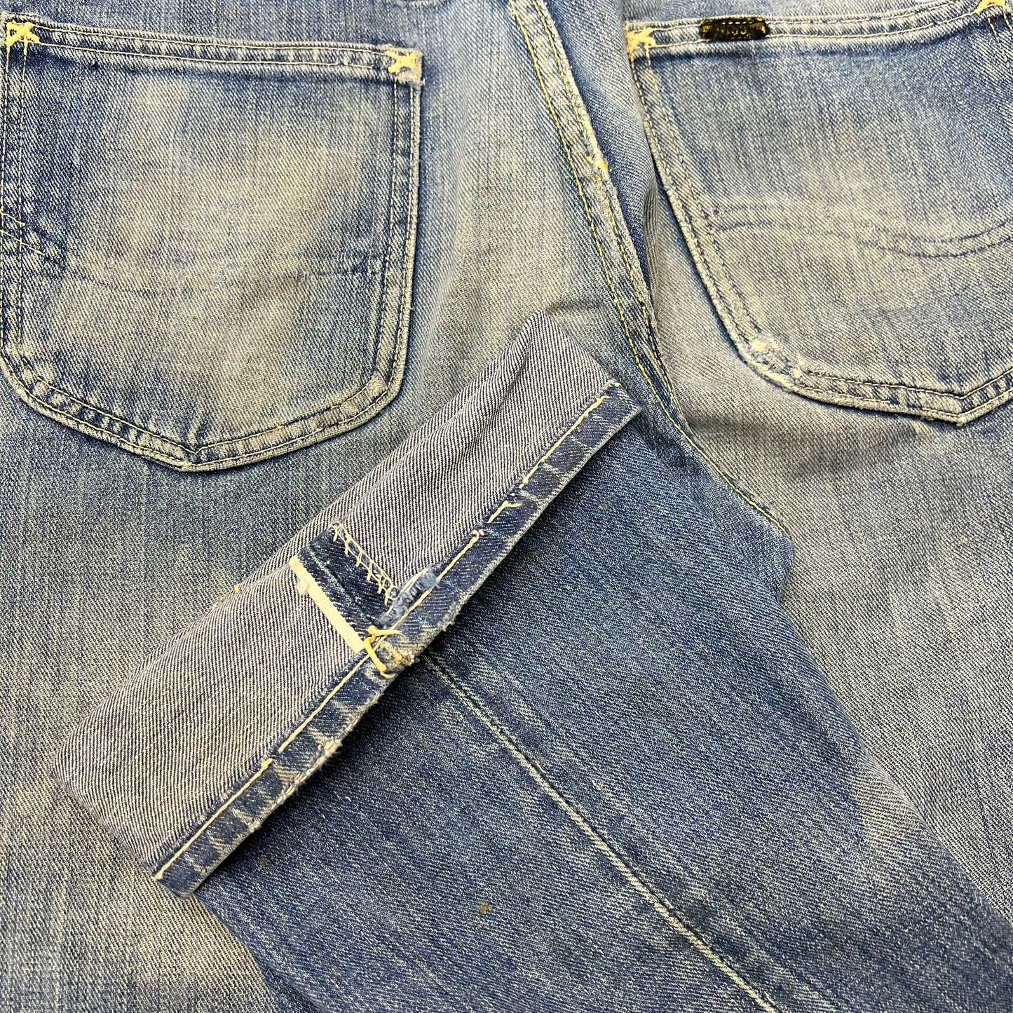 1950s Lee Riders half selvedge denim cowboy jeans (29w)