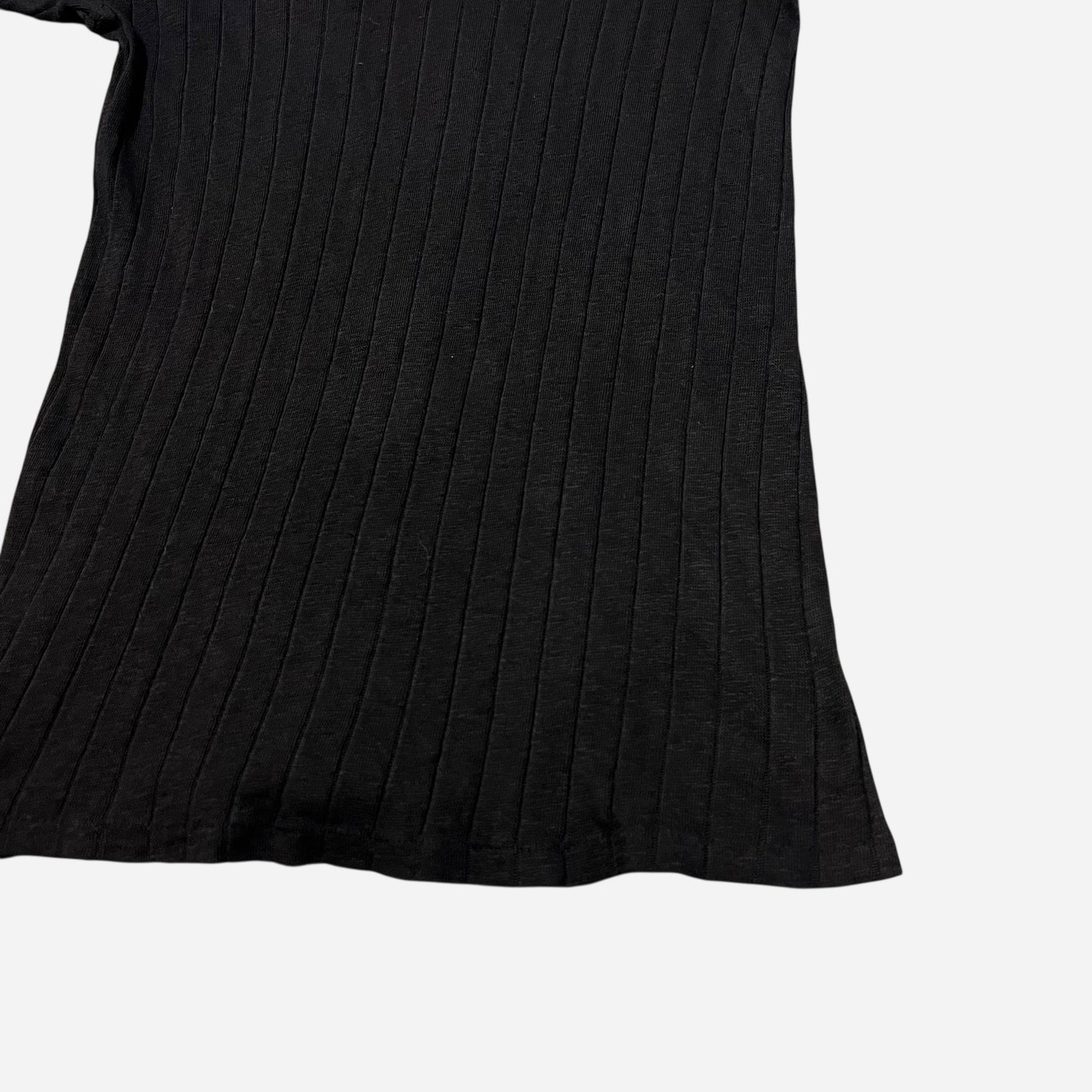 1950s Champion black cotton ribbed pocket t shirt (S/M)