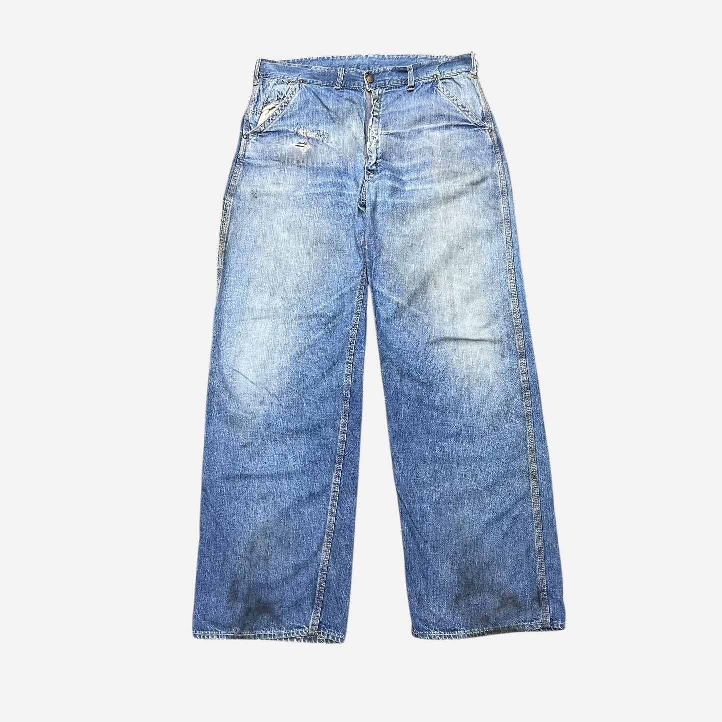 1950s Stone Wall denim carpenter jeans (34w)