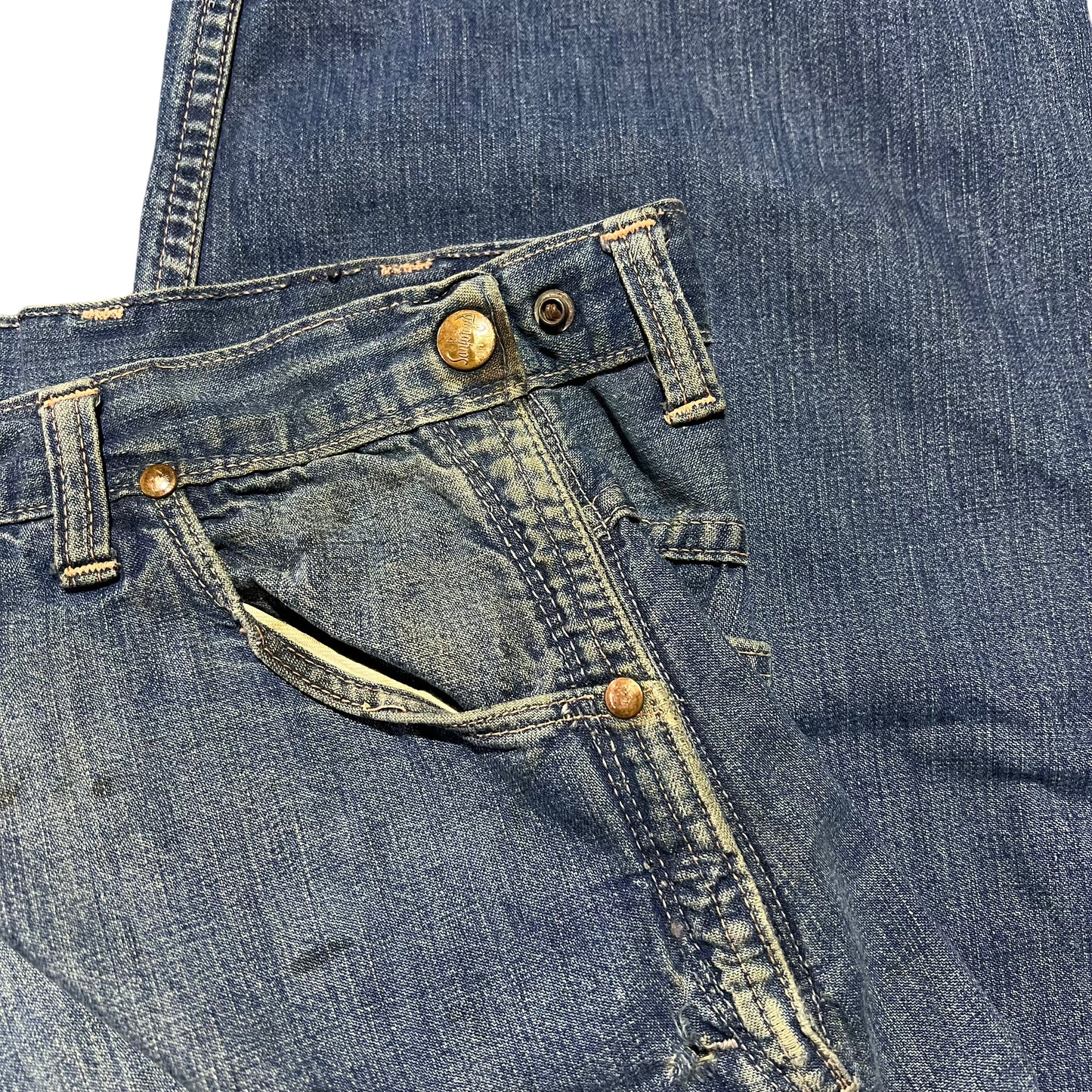 1950s Blue Bell Jeanie’s side zip denim (30w)