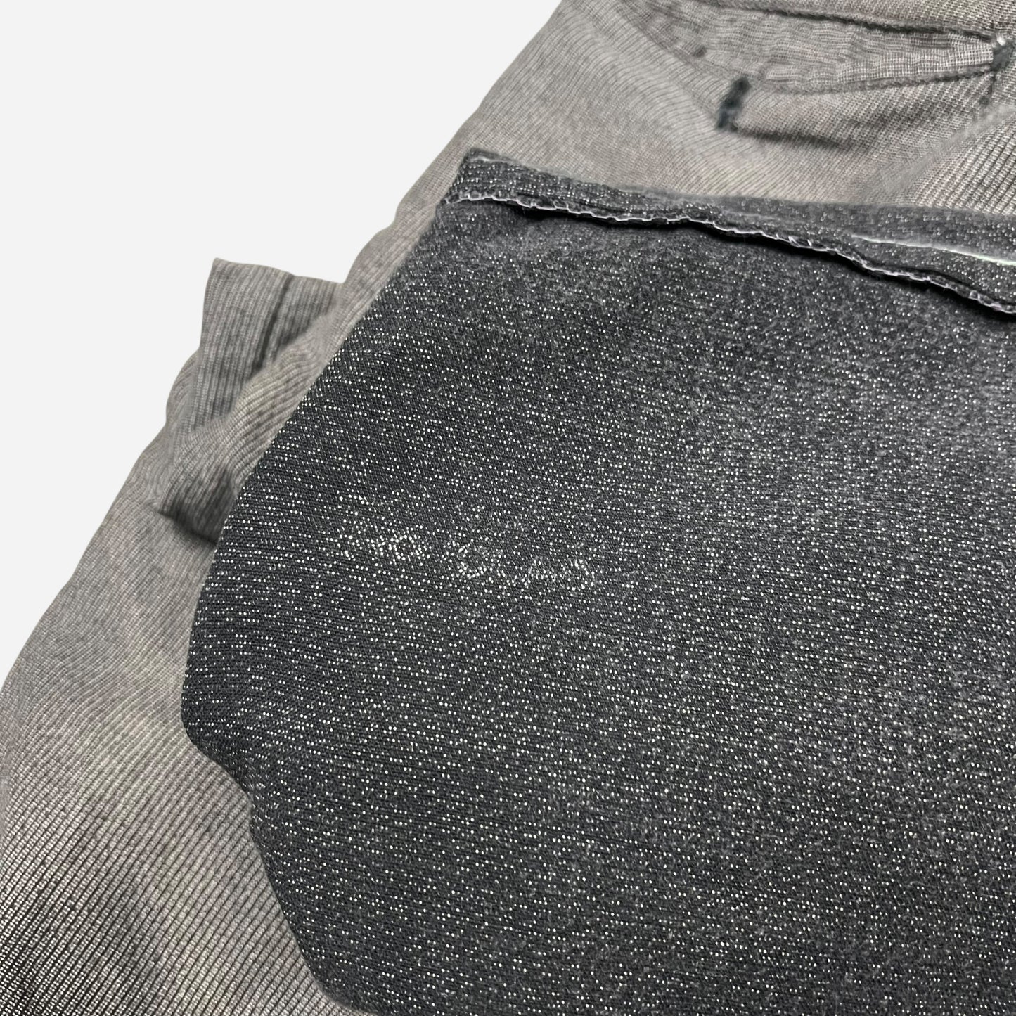 1940s Stifel Ironclad moleskin salt & pepper button fly work pants (30w)