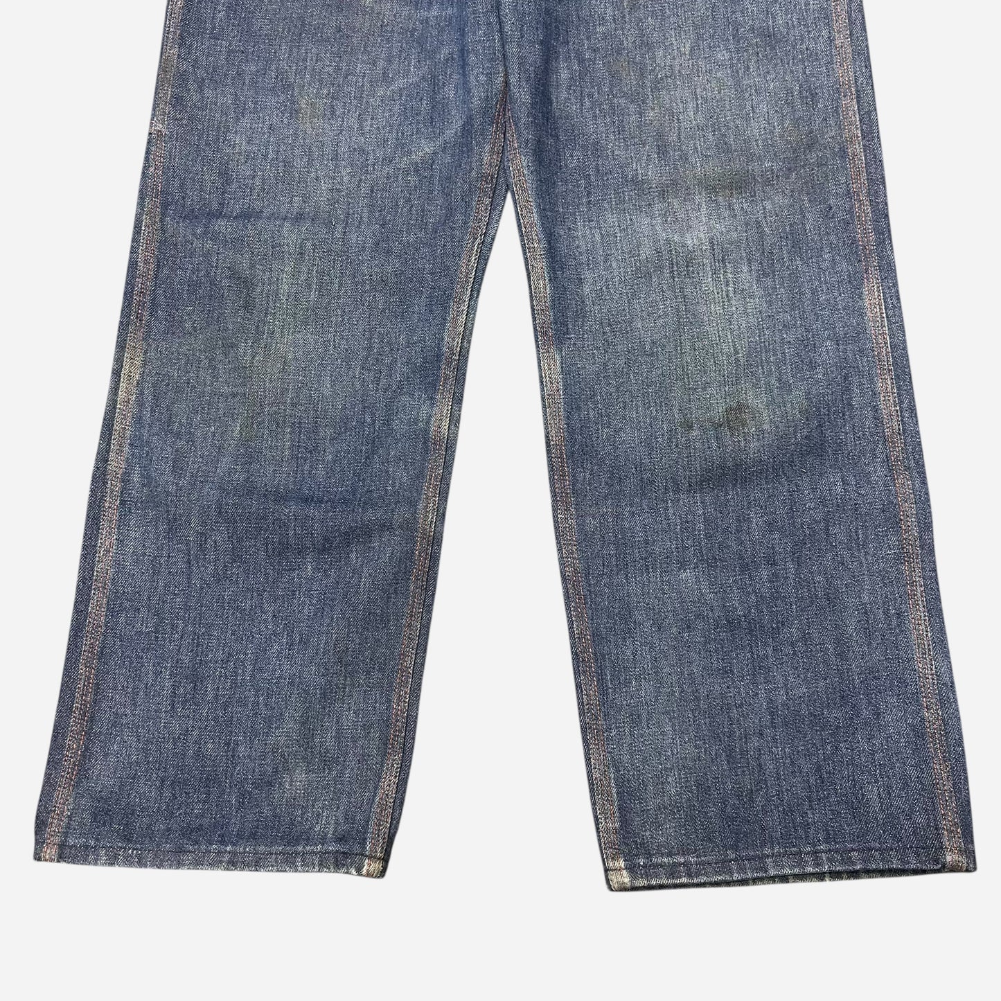 1960s Big Mac dark wash carpenter denim jeans (33w)