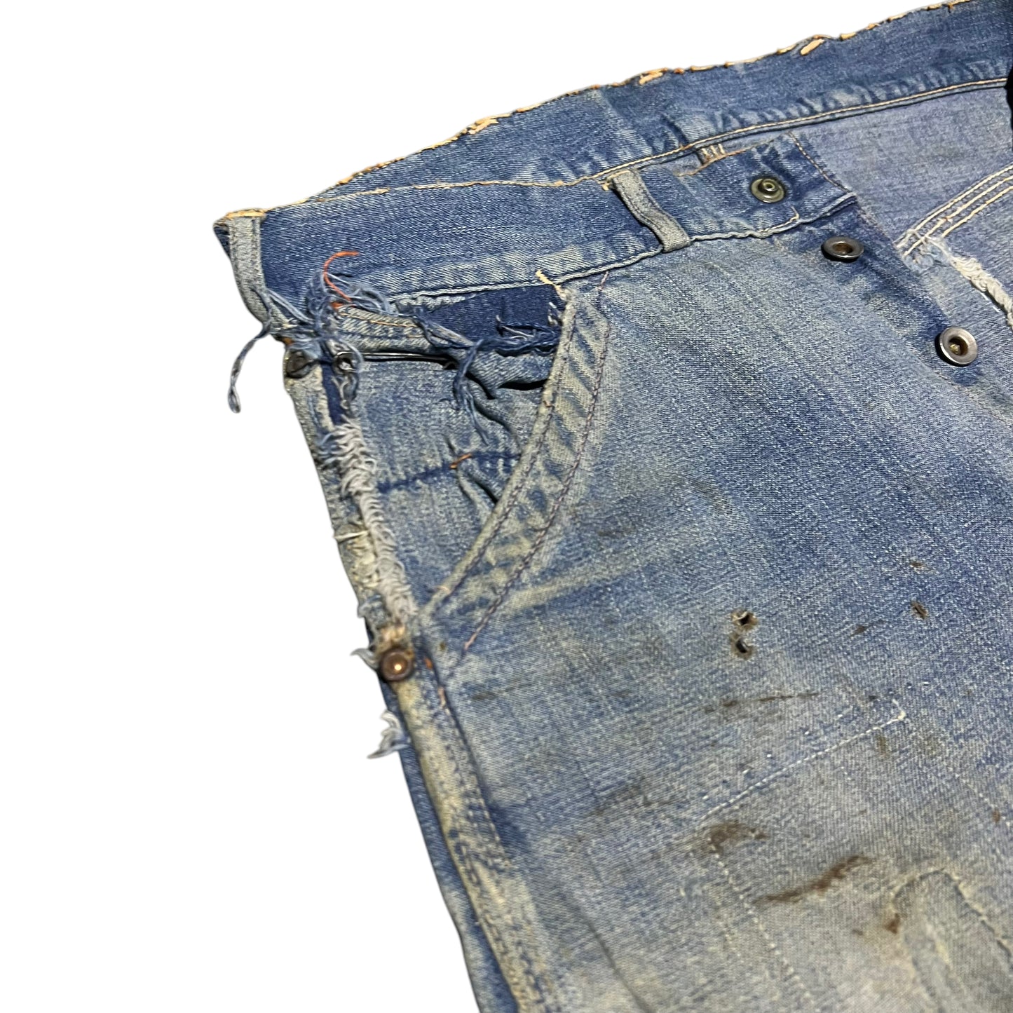 1950s Pointer donut button fly denim jeans (29w)