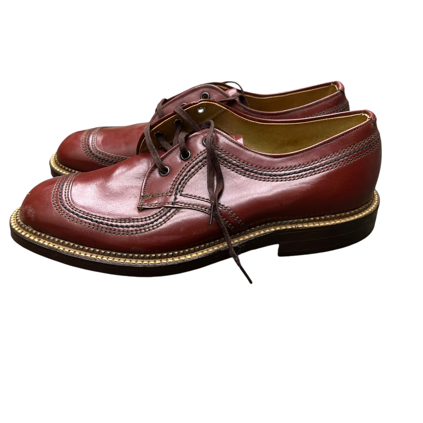 1940s NOS Bob Smart red leather shoes (Men’s 6, Women’s 7.5)