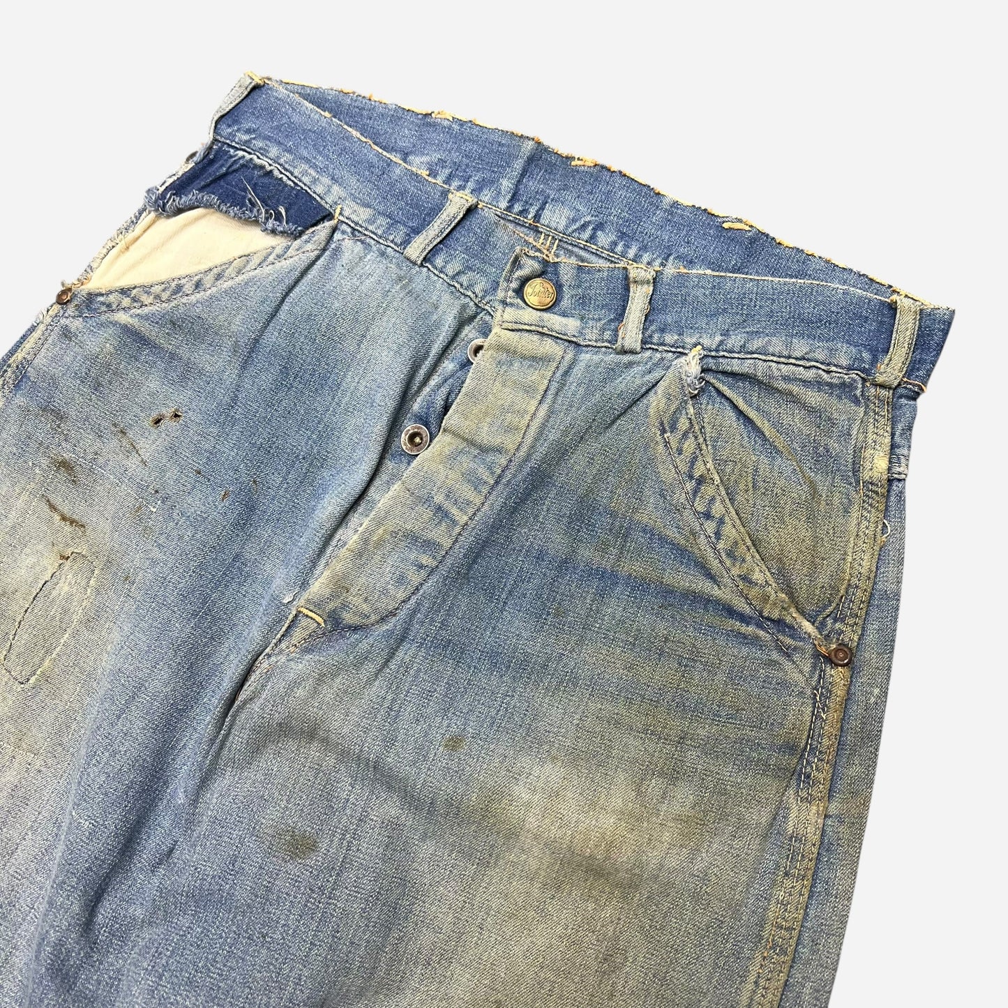 1940s Pointer donut button fly carpenter denim (29w)