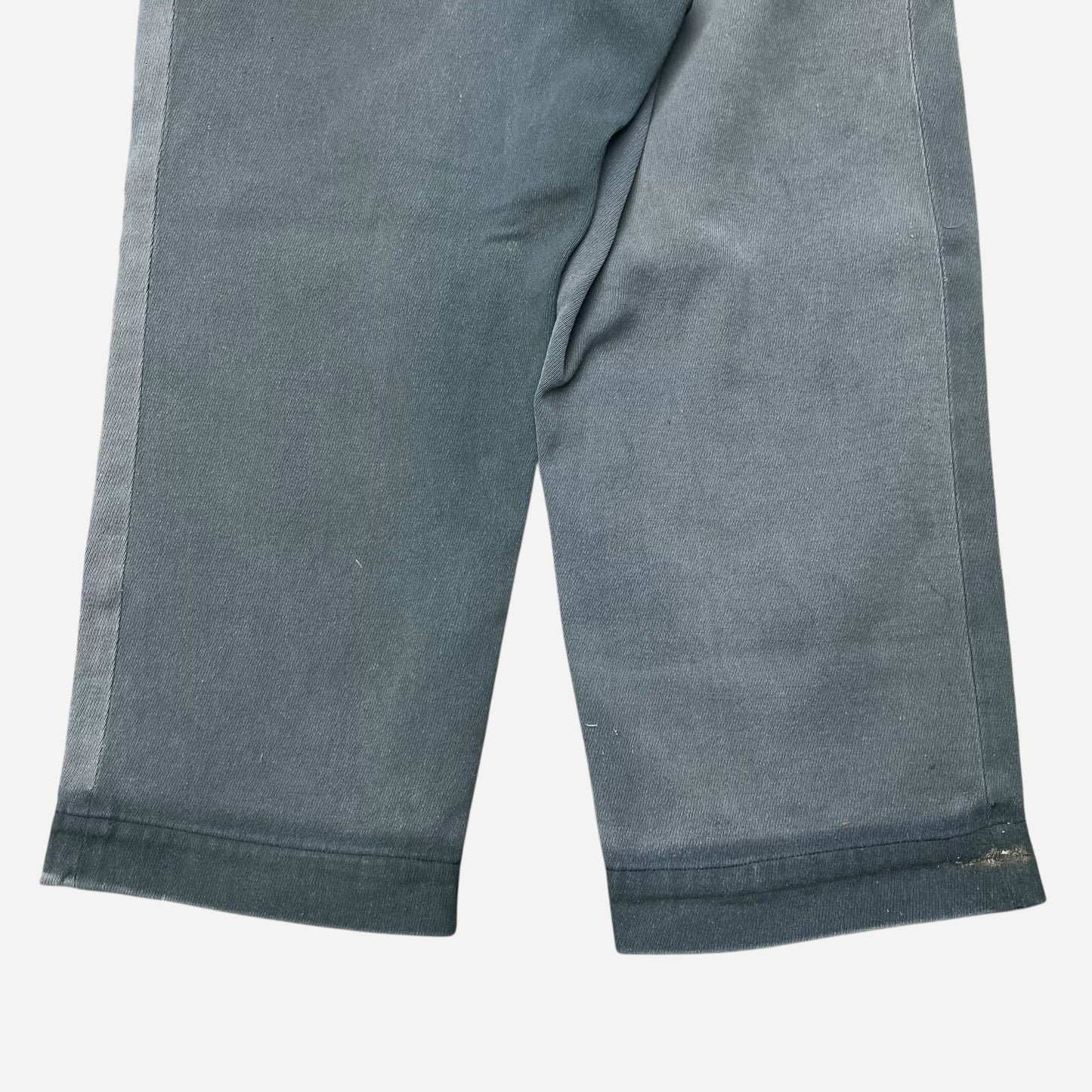 1950s Sail cloth green two fabric whipcord work pants (35w)
