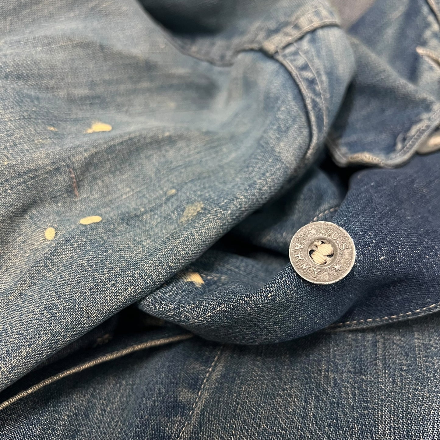 M1940 WWII US Army denim chore jacket (S/M)