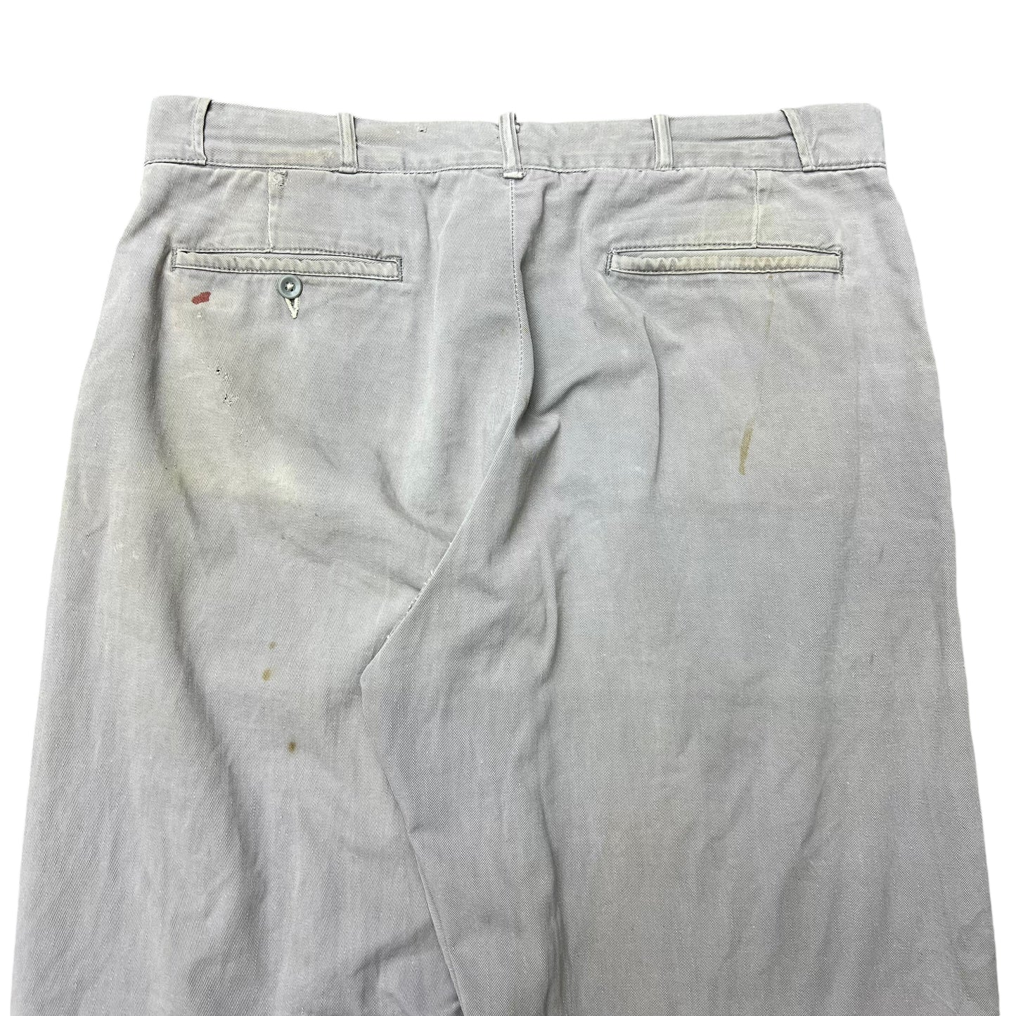 1950s Faded purple sail cloth chino pants (34w)