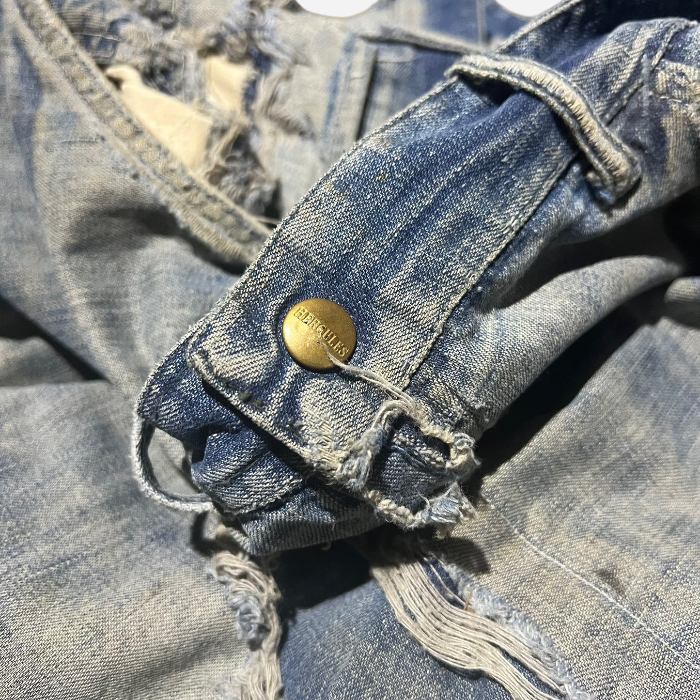 1950s Hercules repaired denim carpenter jeans (34w)