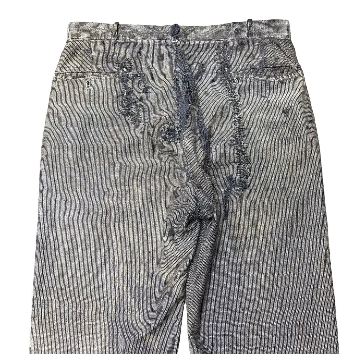 1940s As-is Stifel salt and pepper moleskin work pants (34w)