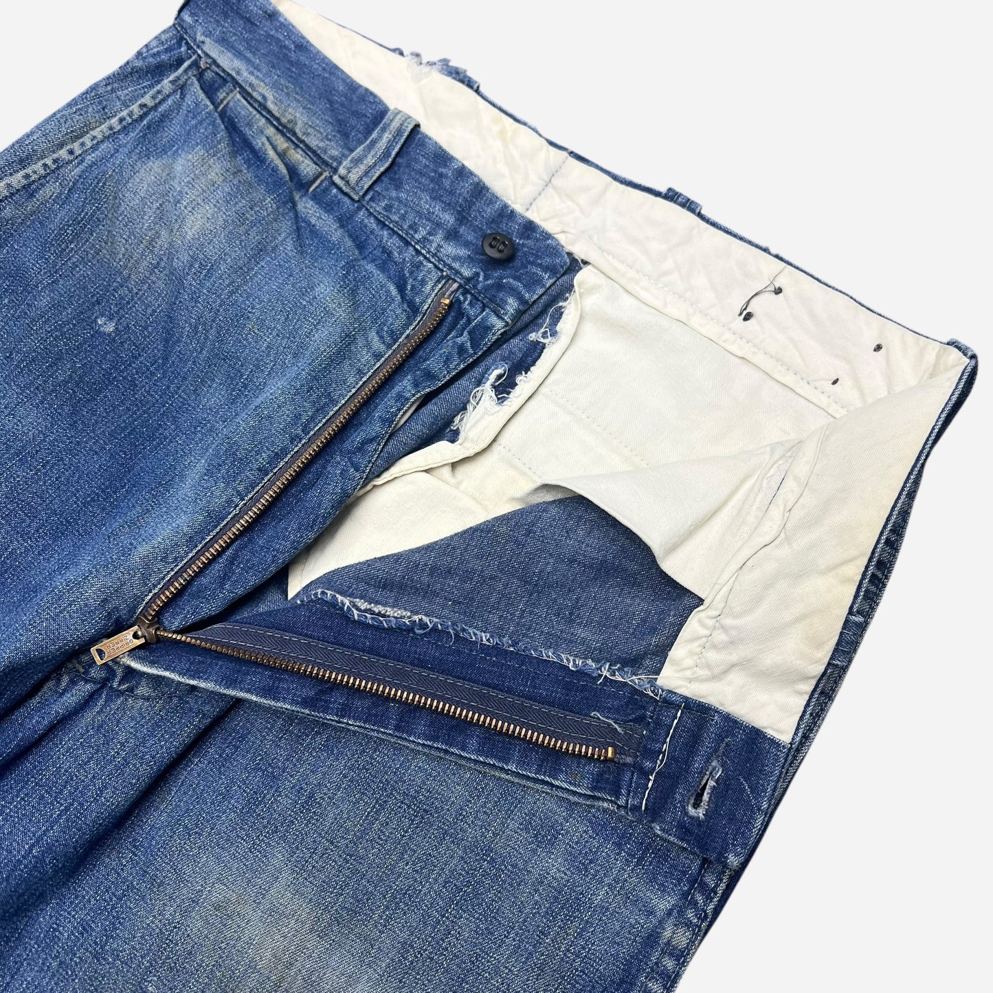 1950s Sail cloth denim chino work pants (30w)