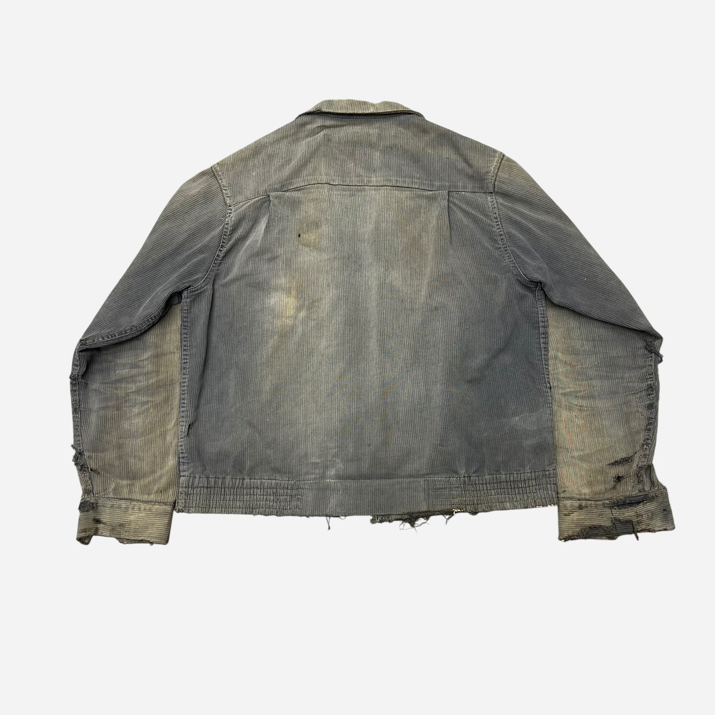 1950s Gray pique cotton jacket (M)