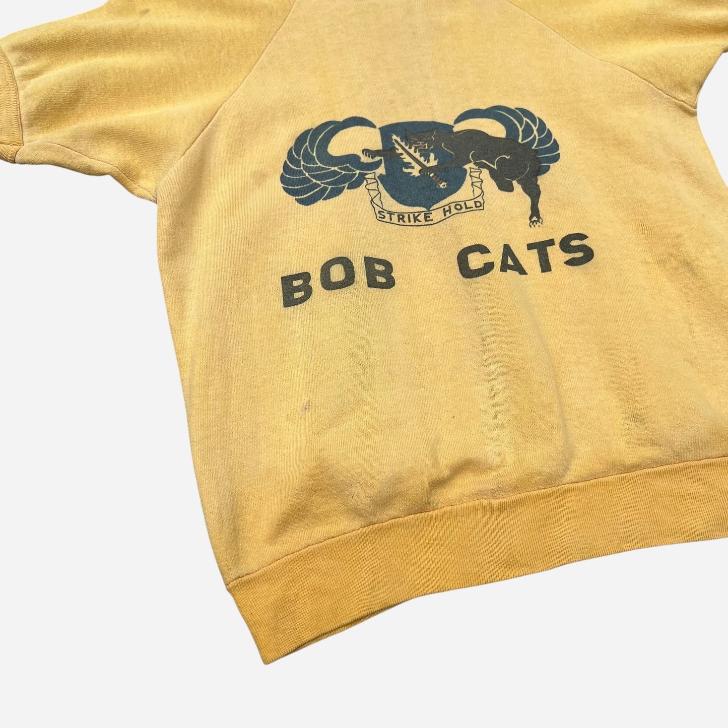 1950s Korean War Bob Cats 5th Infantry sweat (S/M)