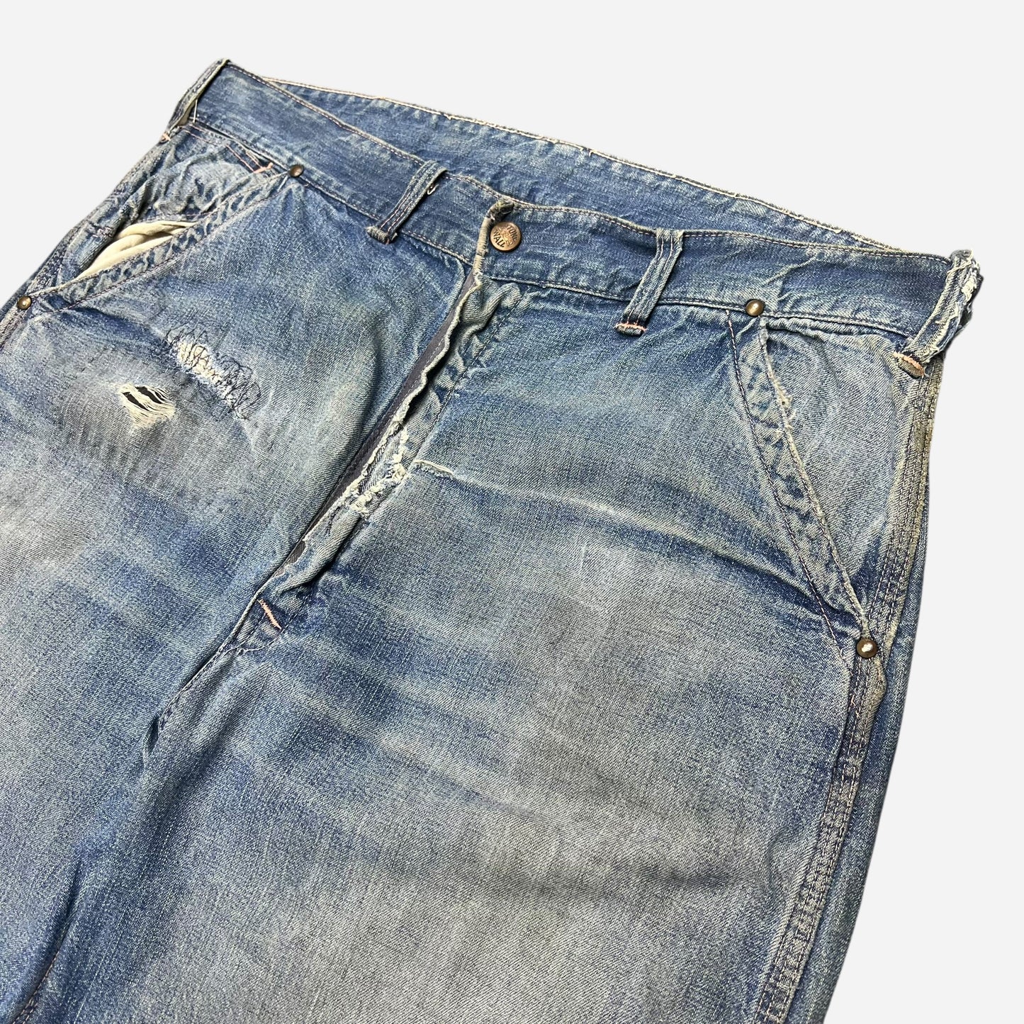 1950s Stone Wall denim carpenter jeans (34w)