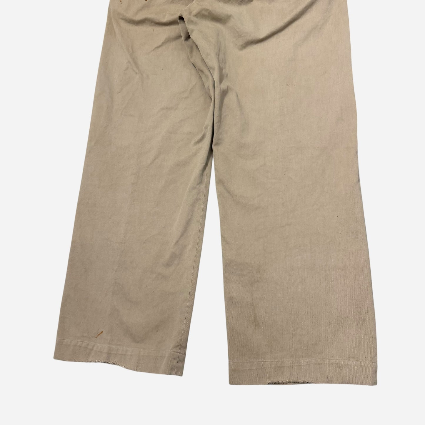 1940s WWII US Army button fly khaki chino pants (32w)