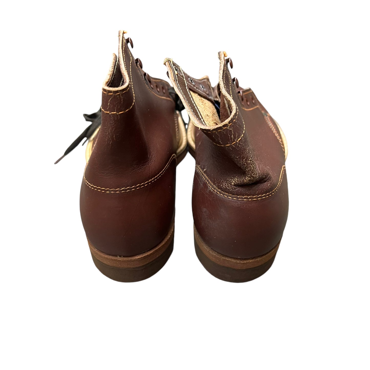 1950s NOS Lion Brand brown leather work boots (Men’s 6.5 Women’s 8)